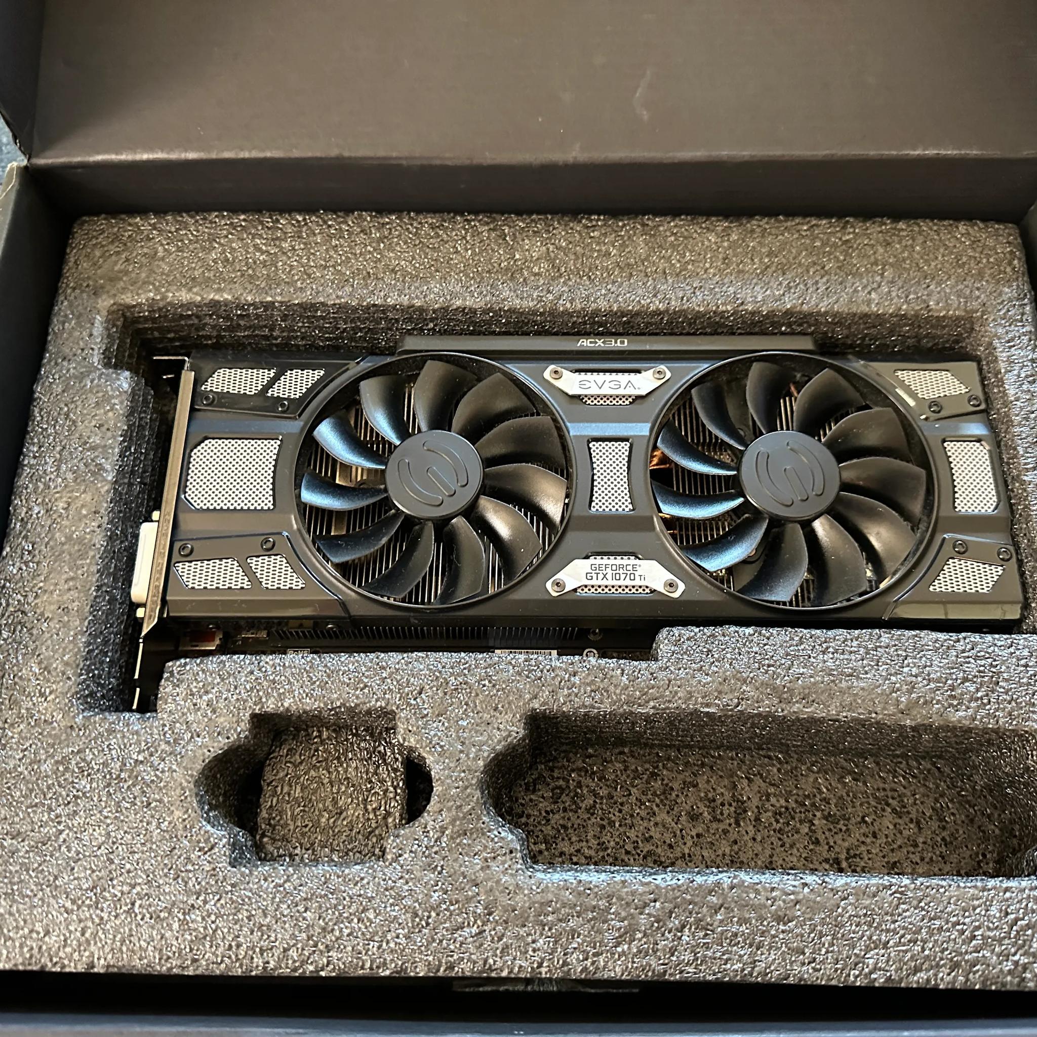 EVGA NVIDIA GeForce GTX 1070 TI SC BLACK 8 GB GDDR5 PCI Express 3.0 x16