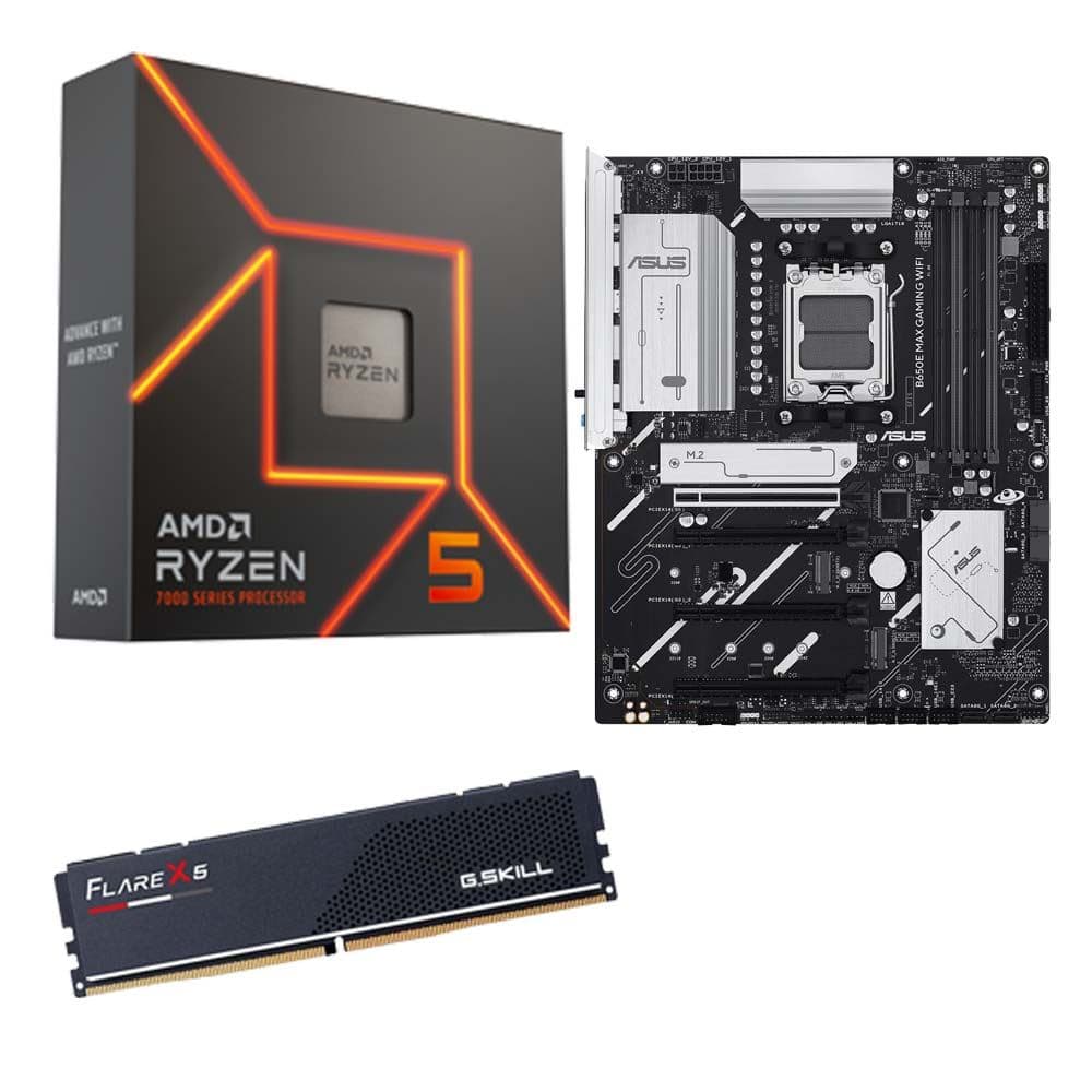 AMD Ryzen 5 7600X + ASUS B650E WiFi + 32GB DDR5 6000 Bundle