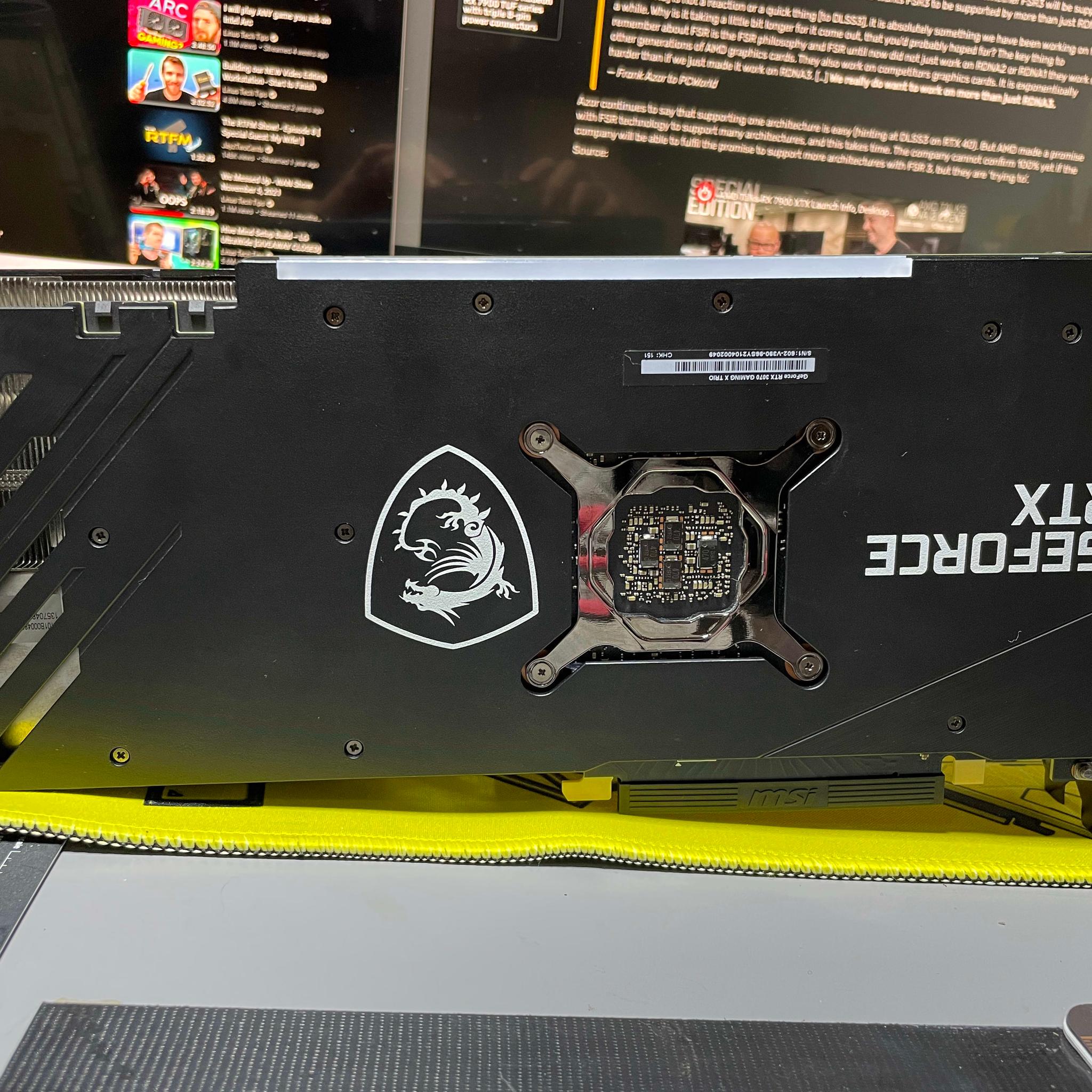 On sale! MSI Gaming X Trio RTX 3070 8 Gbs