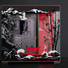Starforge Clouded Gates Lian Li O11D Evo RGB Samurai Black / Red Computer Case