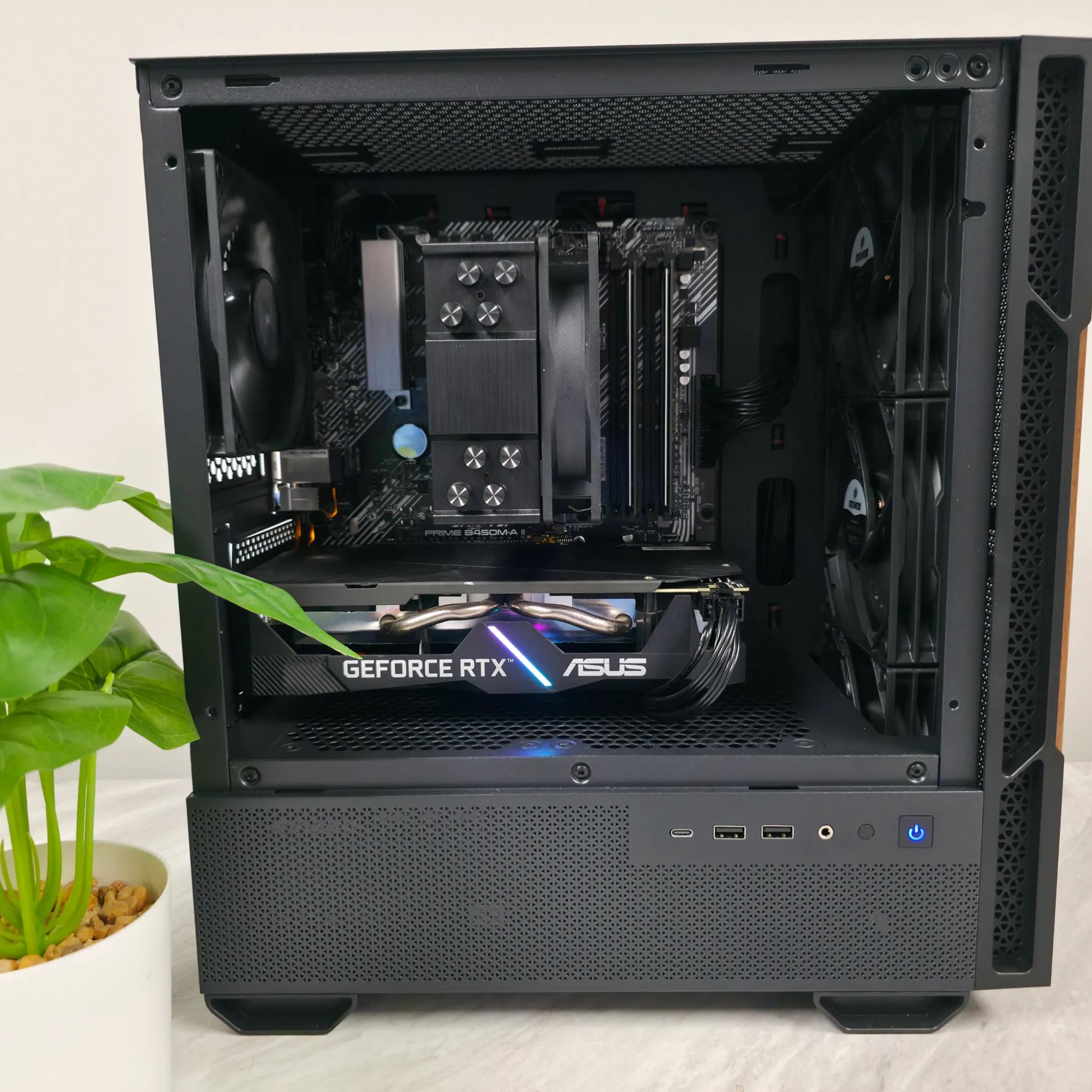 1080p Gaming PC Computer (RTX 2060, Ryzen 5500, 16 GB DDR4)