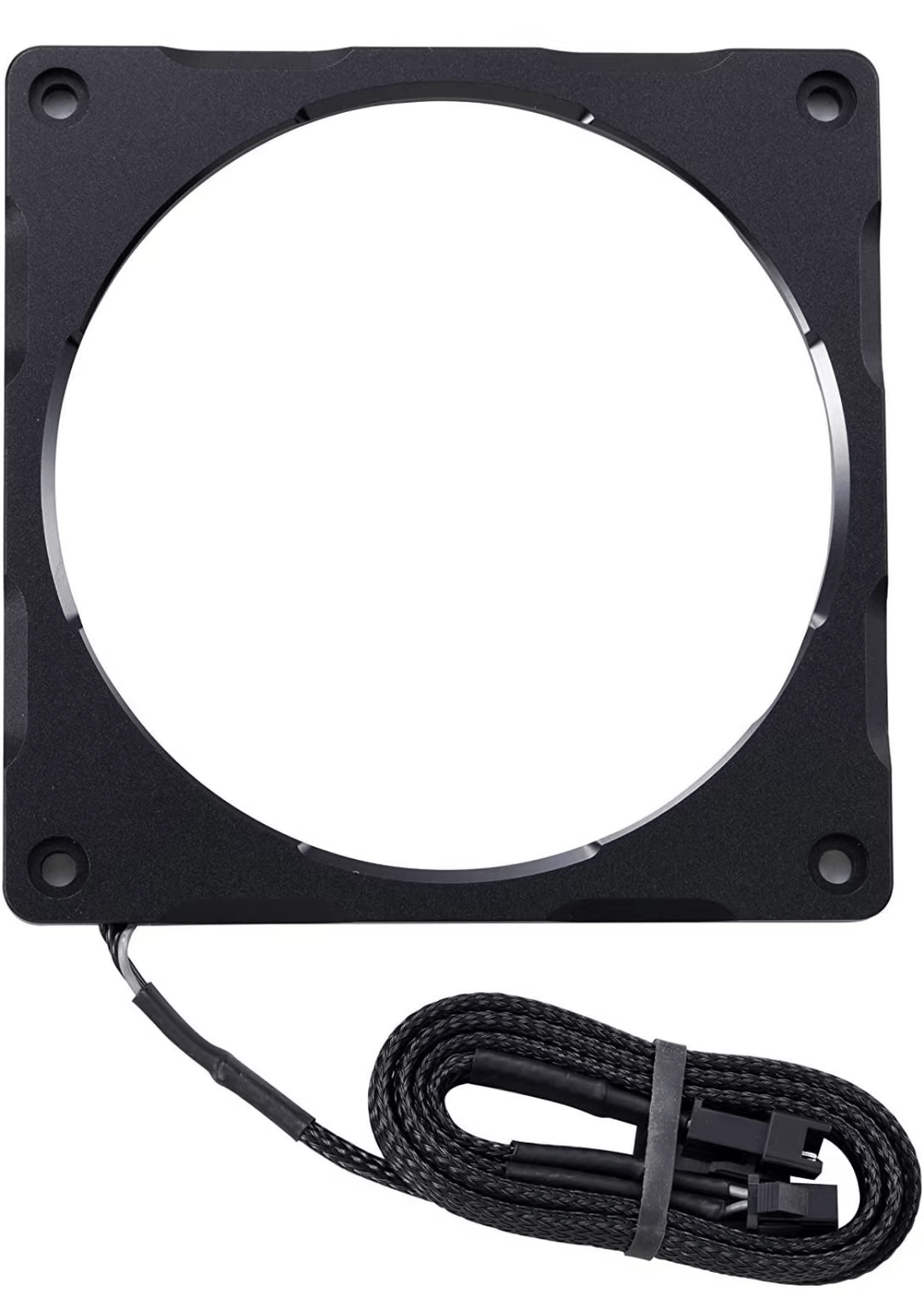 Phanteks Halos Lux Digital LED 120mm Fan Frame Alum, Black (Used, Like New)