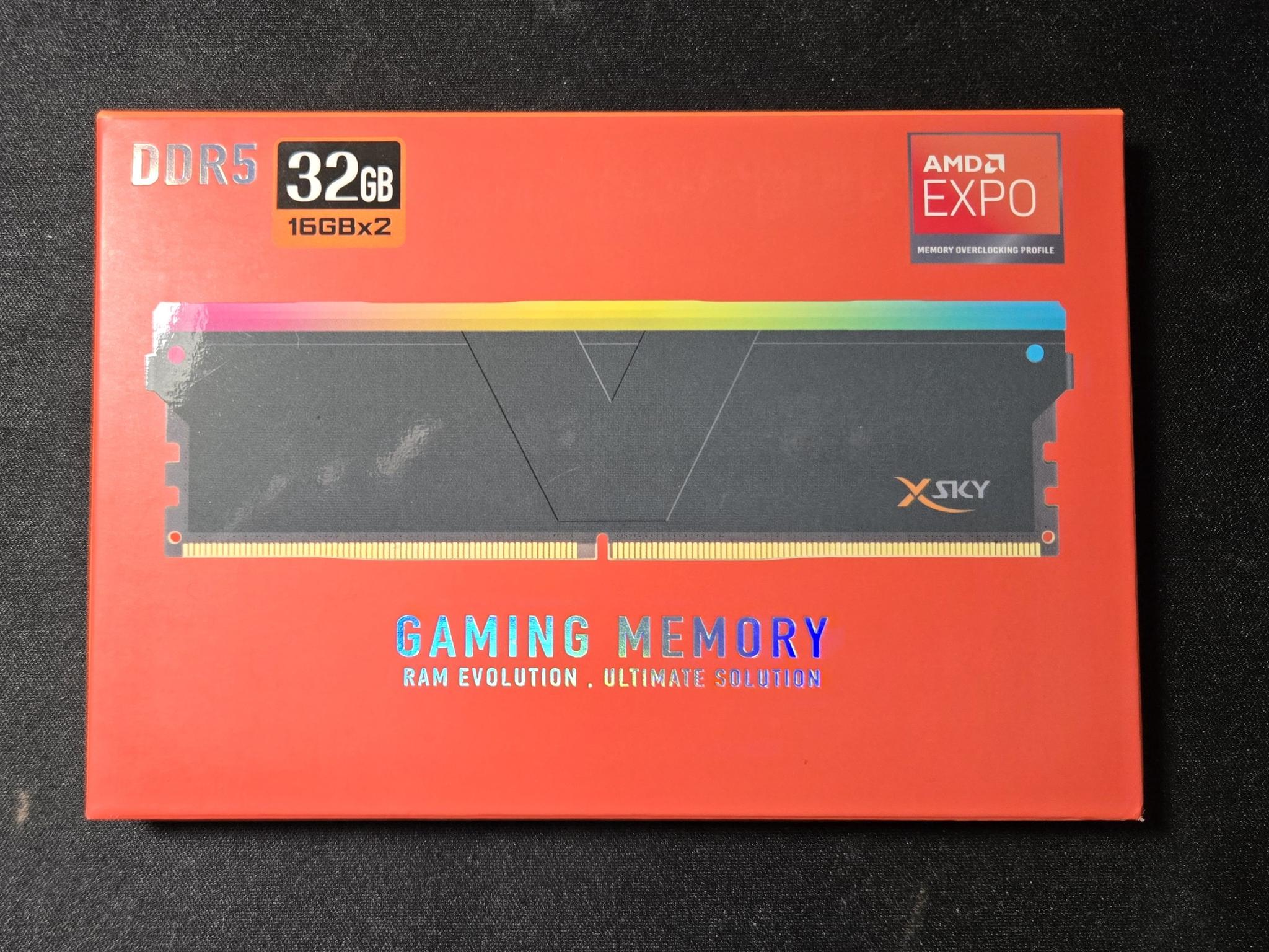 *New In Box* V-Color Manta XSky, DDR5, RGB, 32gb (16x2) 6400MT/s  CL32