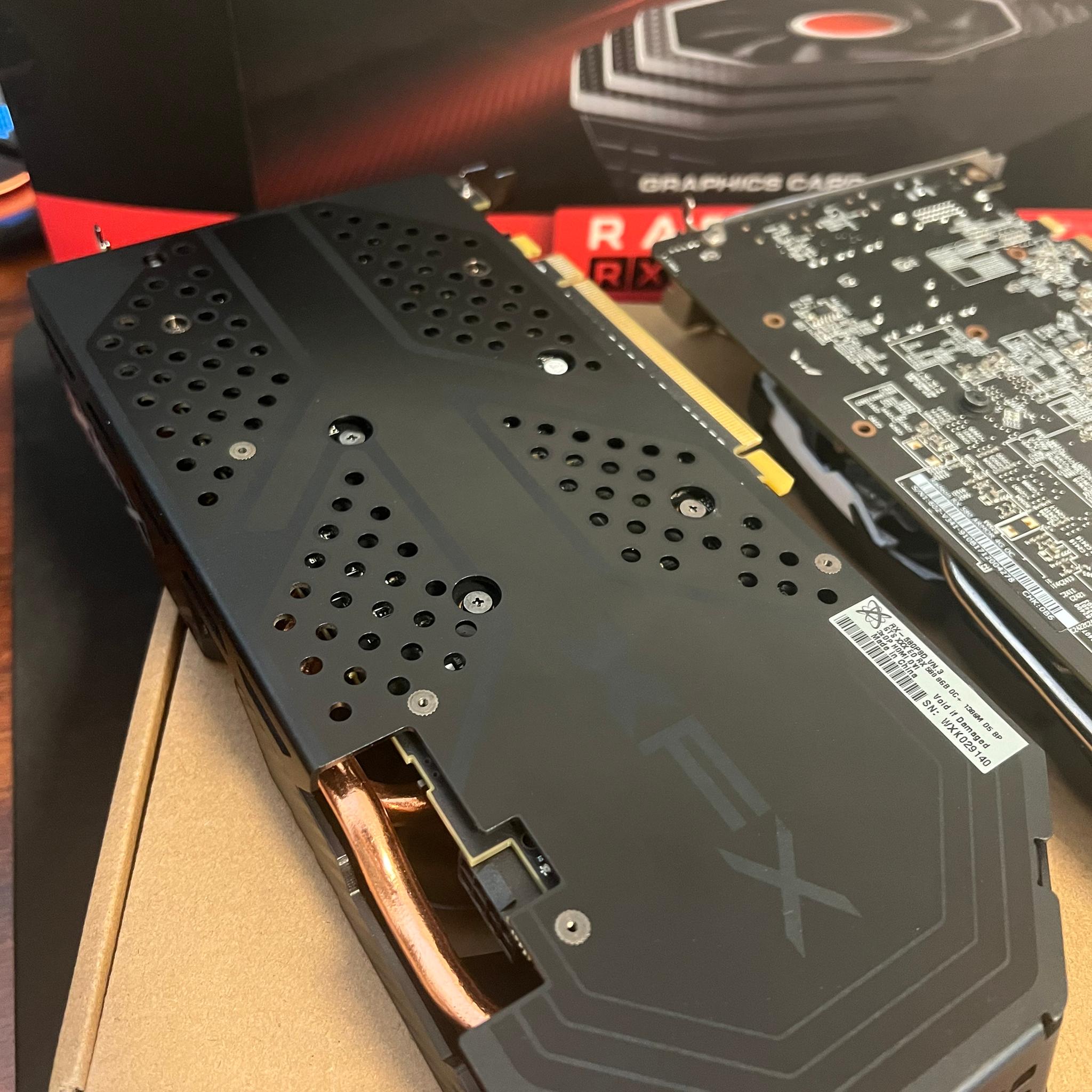 (2PACK) XFX RX 580 8GB + MSI RX 580 4GB AMD RADEON GAMING GRAPHICS CARD