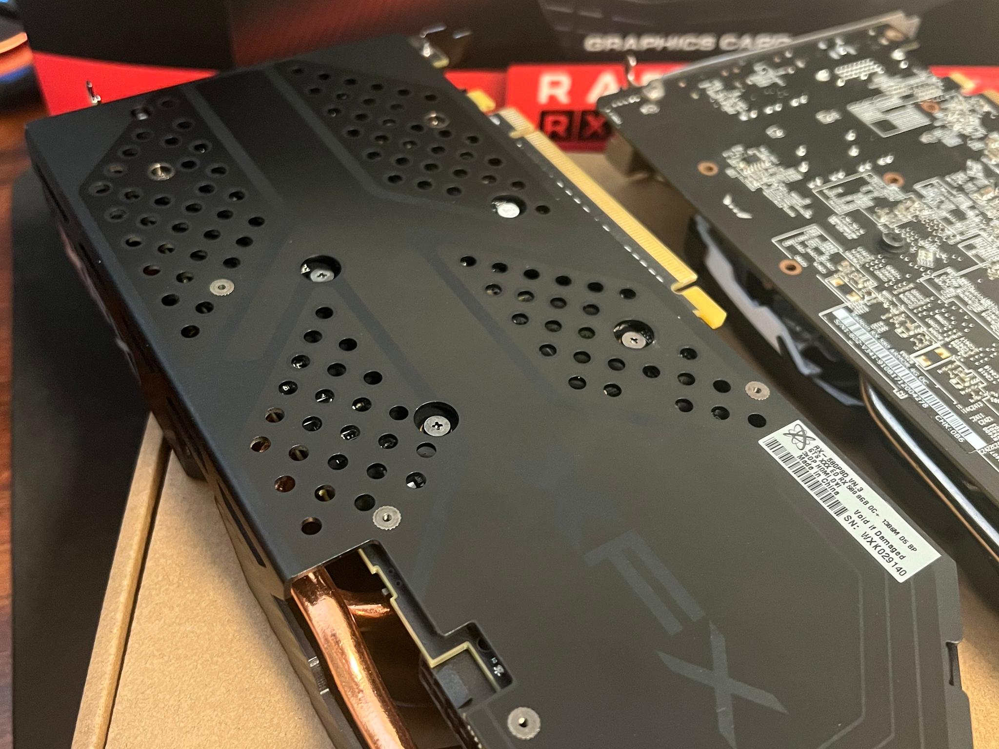 (2PACK) XFX RX 580 8GB + MSI RX 580 4GB AMD RADEON GAMING GRAPHICS CARD