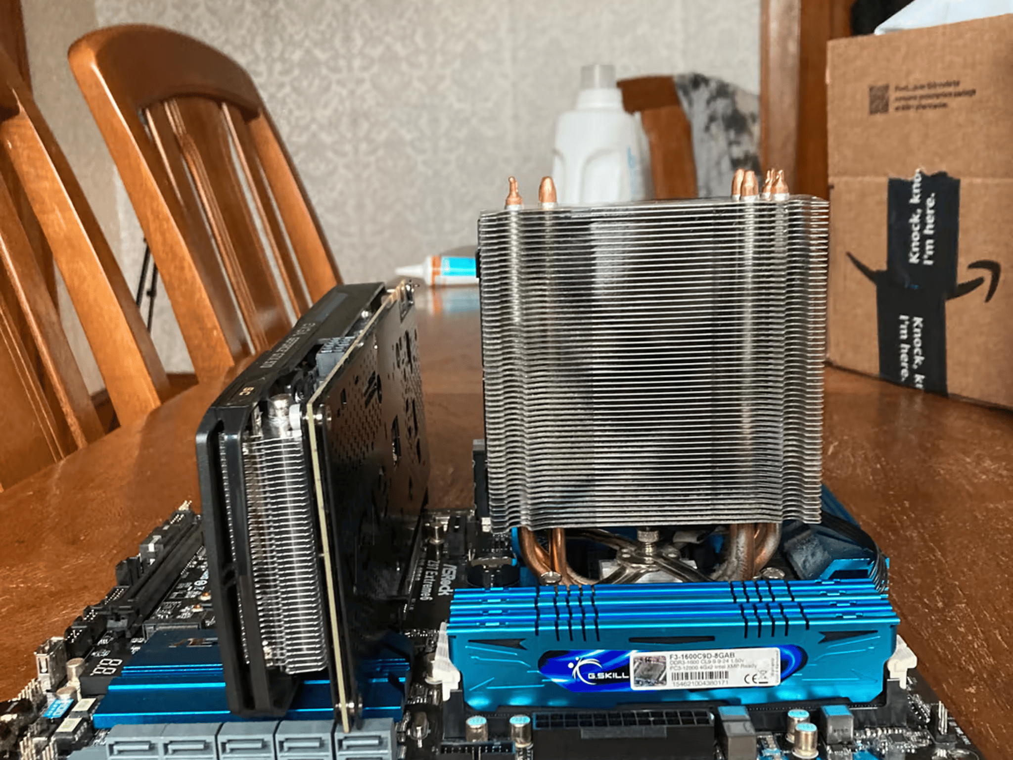 CPU GPU MOTHERBOARD RAM PSU HDD COMBO EVERYTHING FOR A GAMING PC EXCEPT A CASE!