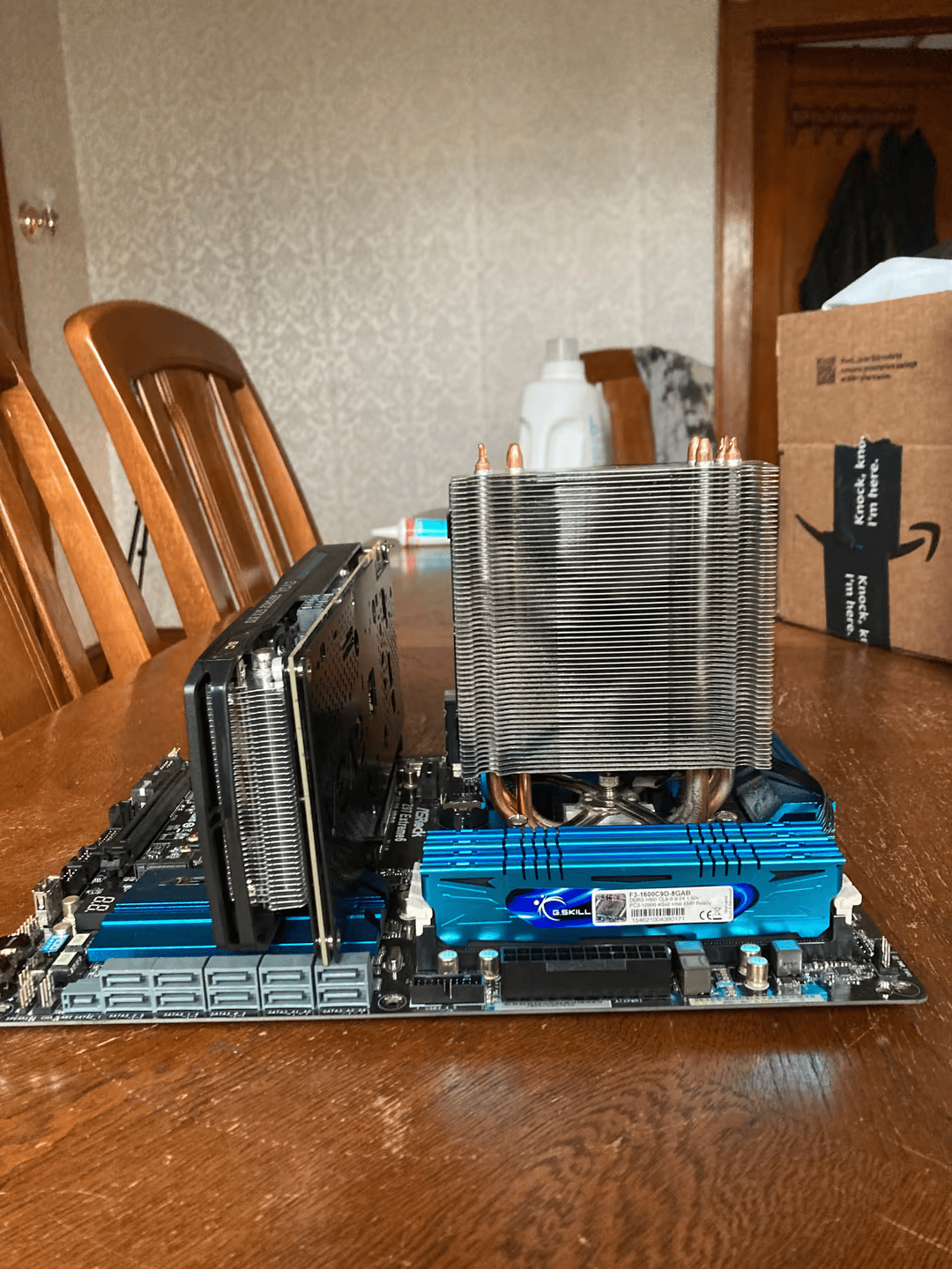 CPU GPU MOTHERBOARD RAM PSU HDD COMBO EVERYTHING FOR A GAMING PC EXCEPT A CASE!