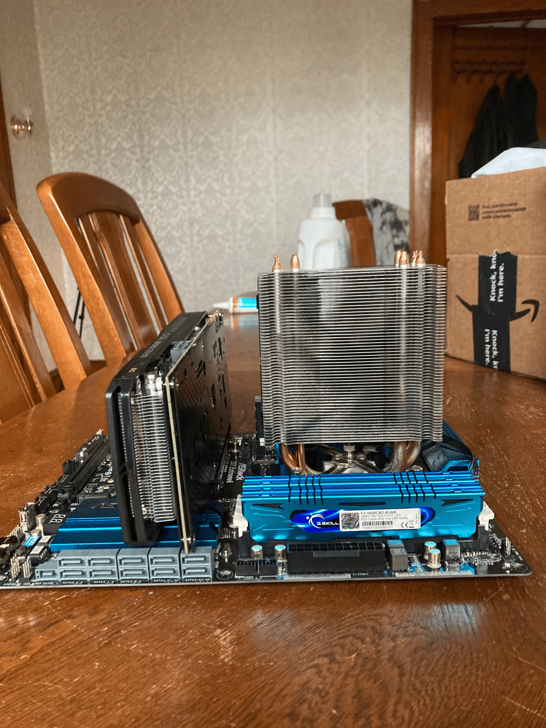 CPU GPU MOTHERBOARD RAM PSU HDD COMBO EVERYTHING FOR A GAMING PC EXCEPT A CASE!