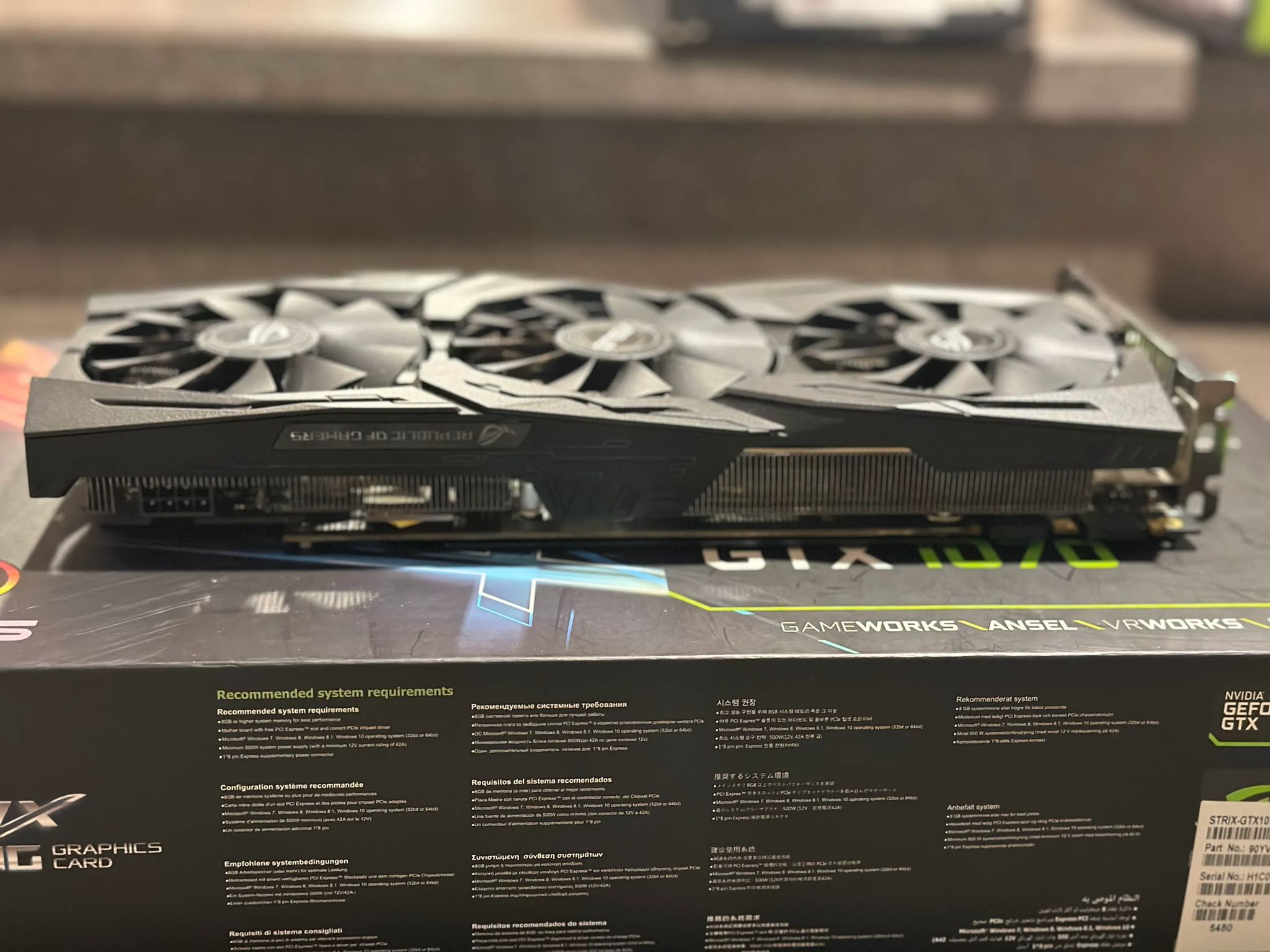 Asus STRIX GTX 1070