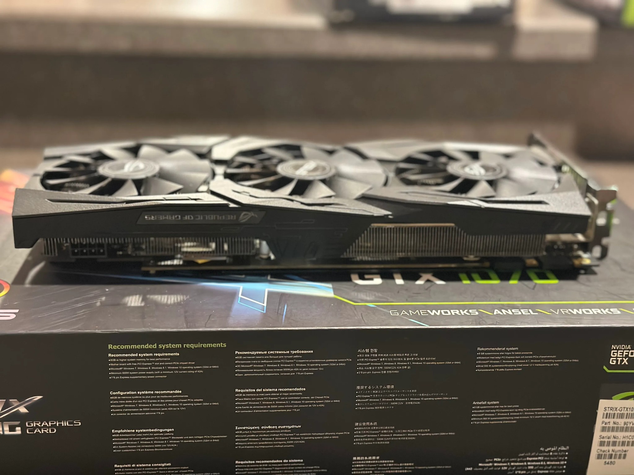 Asus STRIX GTX 1070