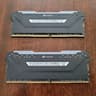 Corsair Vengeance RGB Pro Black 16 GB (2 x 8 GB) DDR4-3200 CL16 Memory (NO OG BOX)