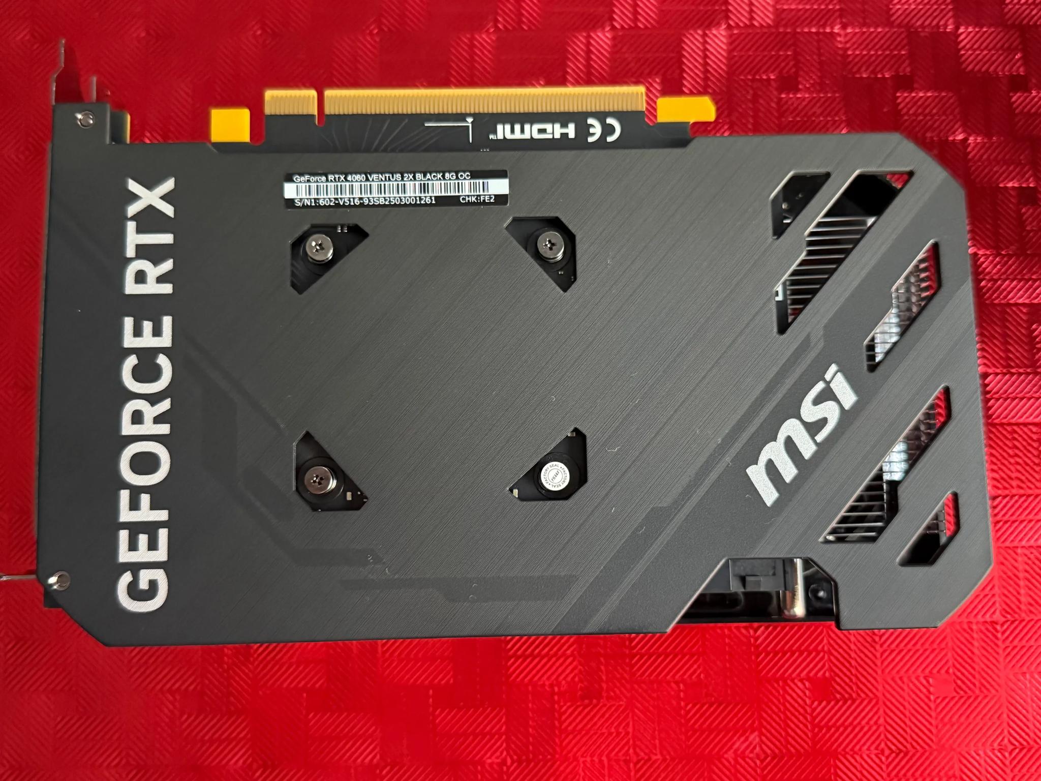 MSI GeForce RTX 4060 Ventus 2X  8GB GDDR6 – Brand New