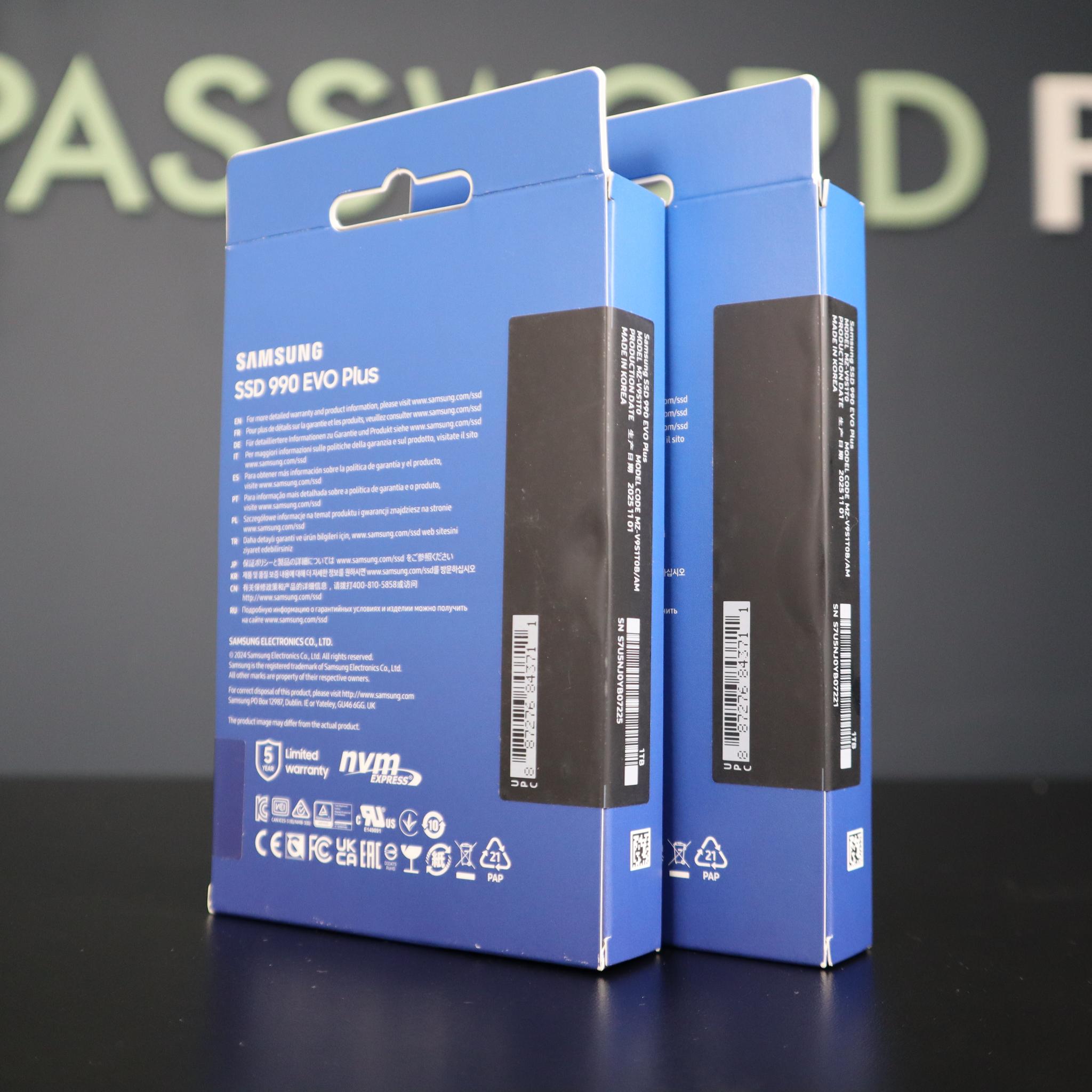 Samsung 990 Evo Plus - 1TB NVME 7,150 MB/s - Brand New Sealed!