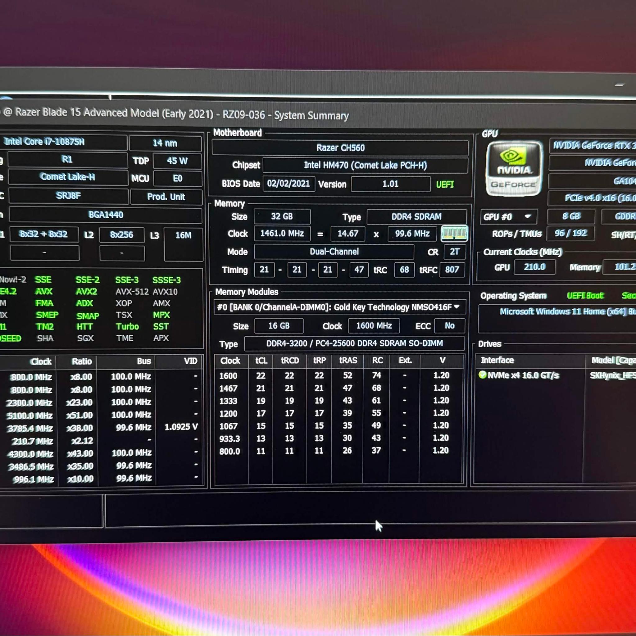 Razer Blade 15 Advanced RZ09-0367CEC3 | i7 10875H | 32GB DDR4 | RTX 3080 | 360Hz | + Cooling Pad