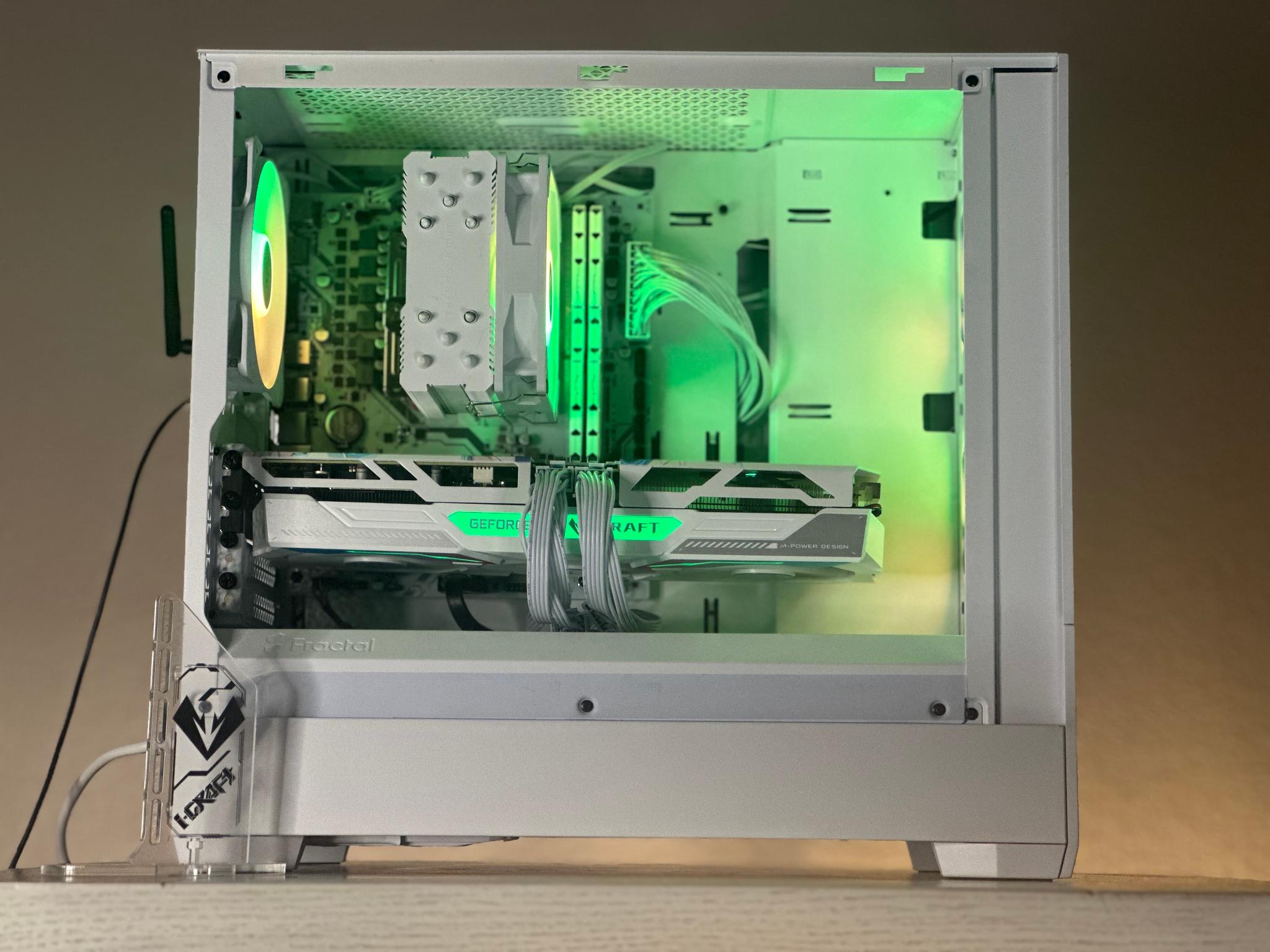 "WhiteNova" RTX 3070 TI 8GB, RYZEN 5, 32GB DDR4 RAM, WIN 11, WIFI, Gaming PC