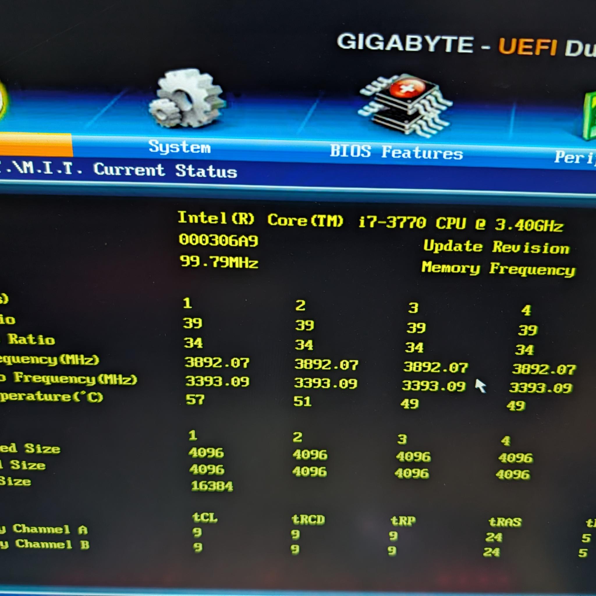 I7 3770 + Z77 motherboard + 16GB DDR3 + GT210 1GB