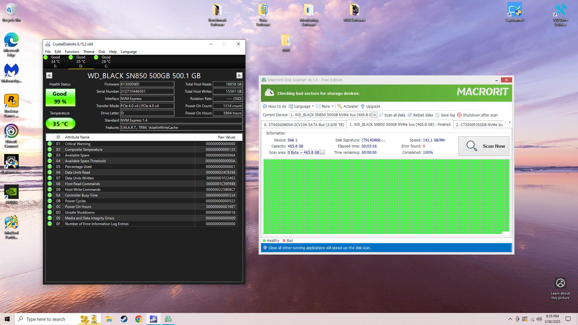 WD_Black SN850 500GB Gen4.0 NVMe SSD