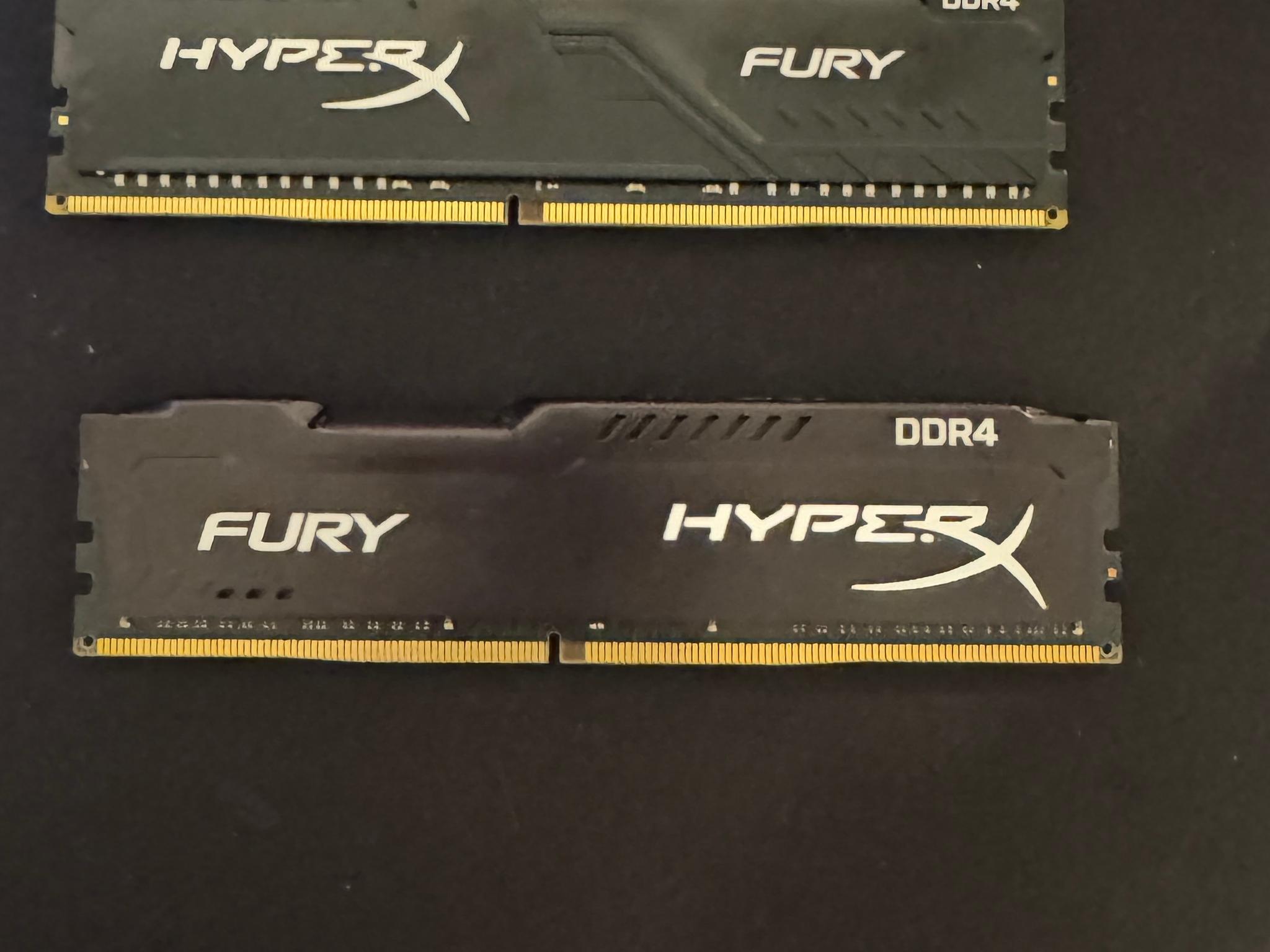 Ddr4 32gb (16gb x2) hyperx fury
