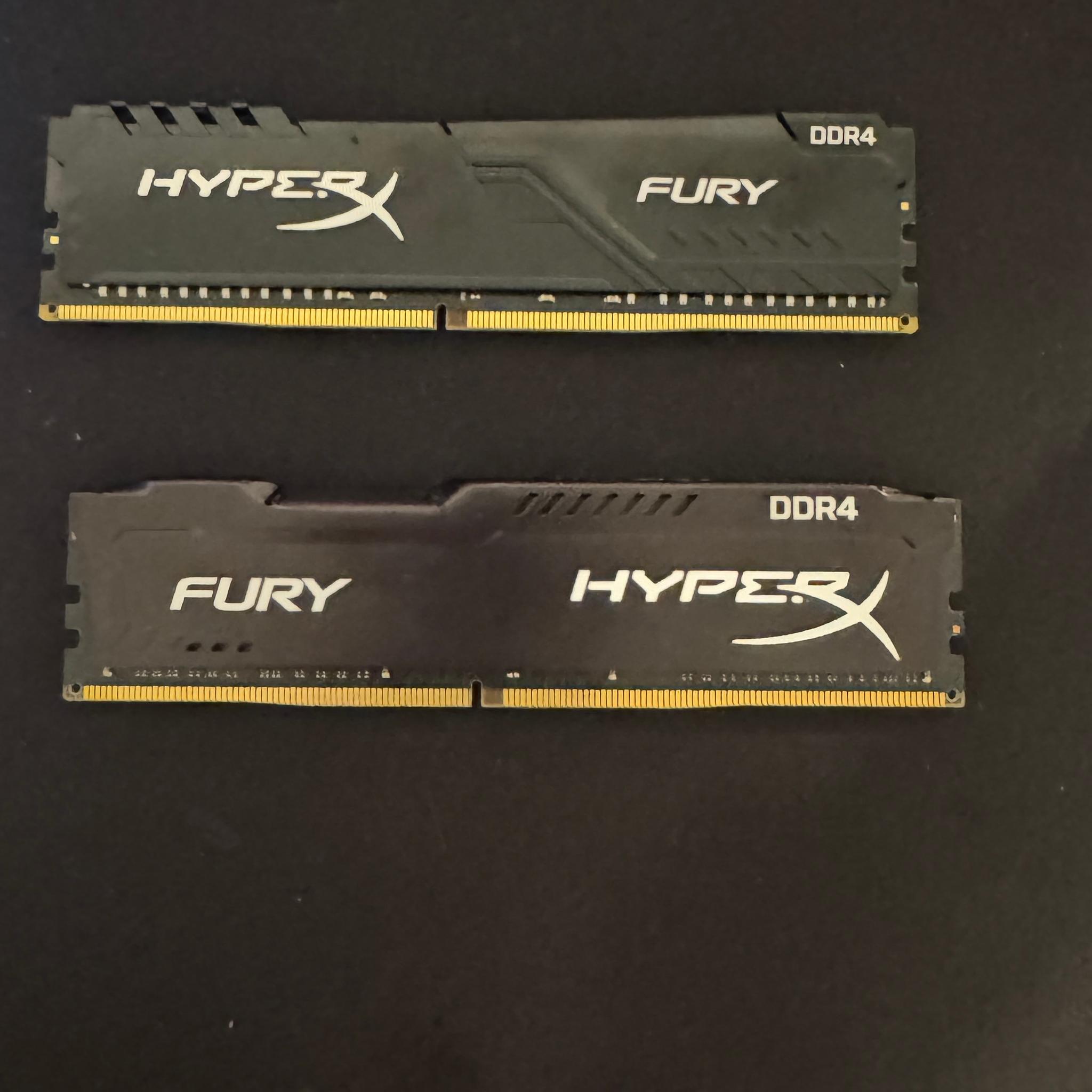 Ddr4 32gb (16gb x2) hyperx fury