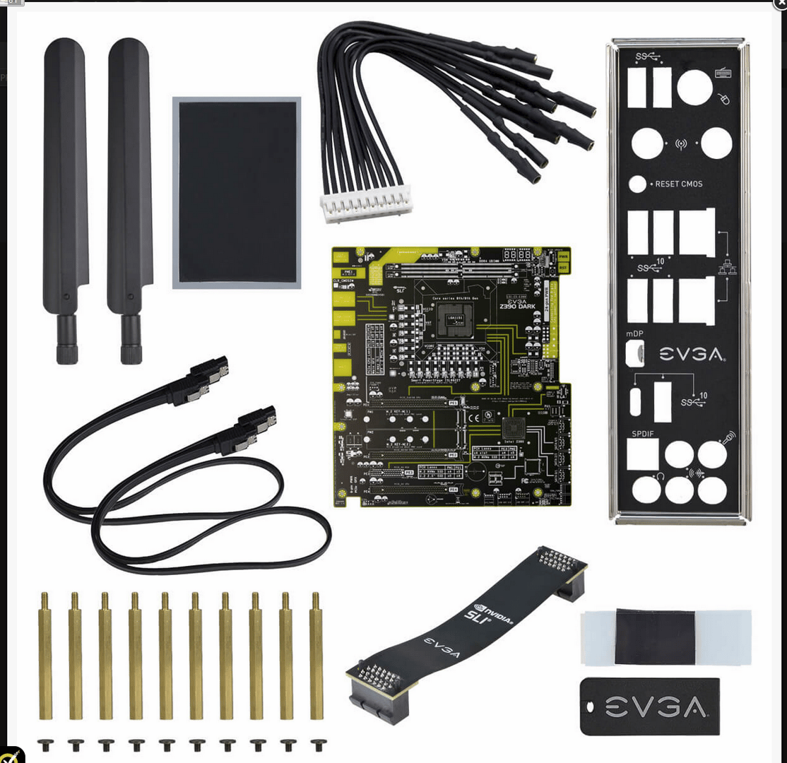 EVGA Z390 DARK LGA1151 Intel DDR4 ATX Motherboard (Open Box)