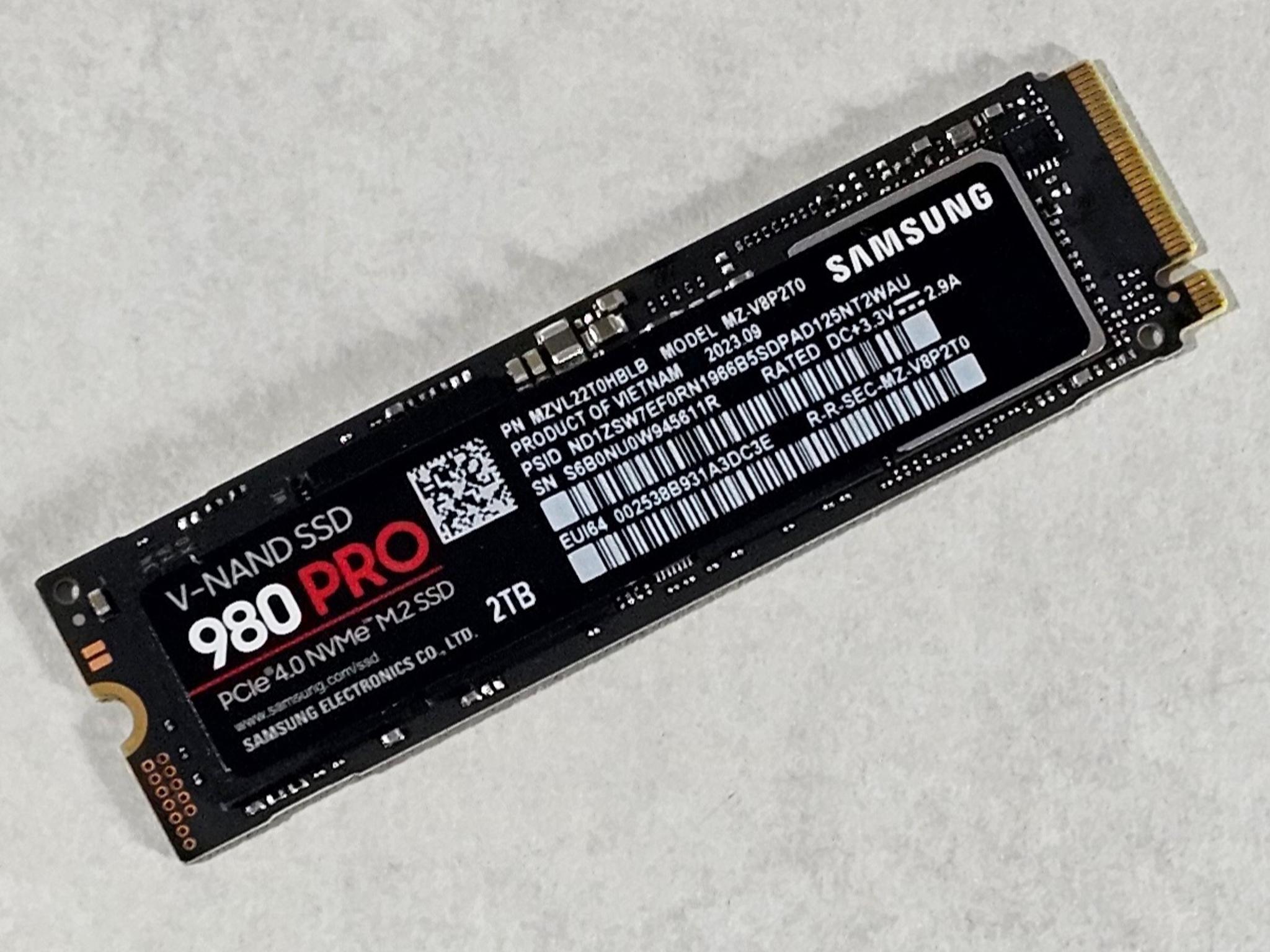 2TB NVMe M.2 SSD Samsung 980 PRO