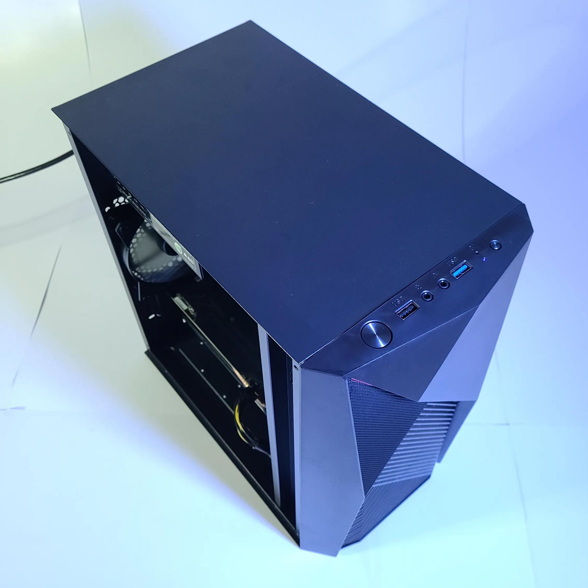 Myny60 Gaming PC Custom Windows 10 Pro GTX 1060 Micro ATX Intel Powerhouse(wifi)