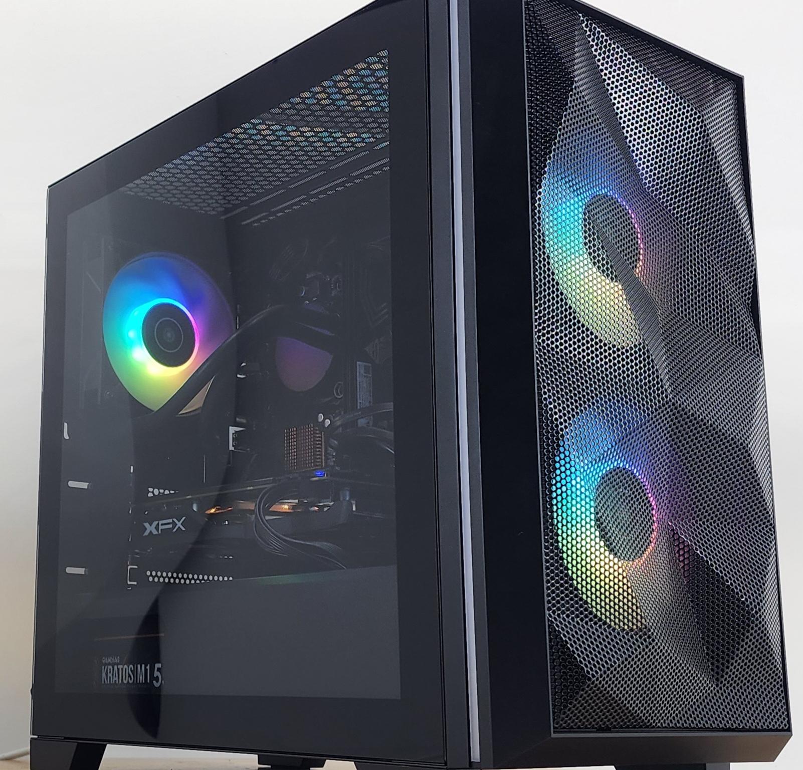 Gaming PC i5-7500 16GB RAM 128GB SSD + 1TB HDD RX 580 8GB Windows 11 Computer