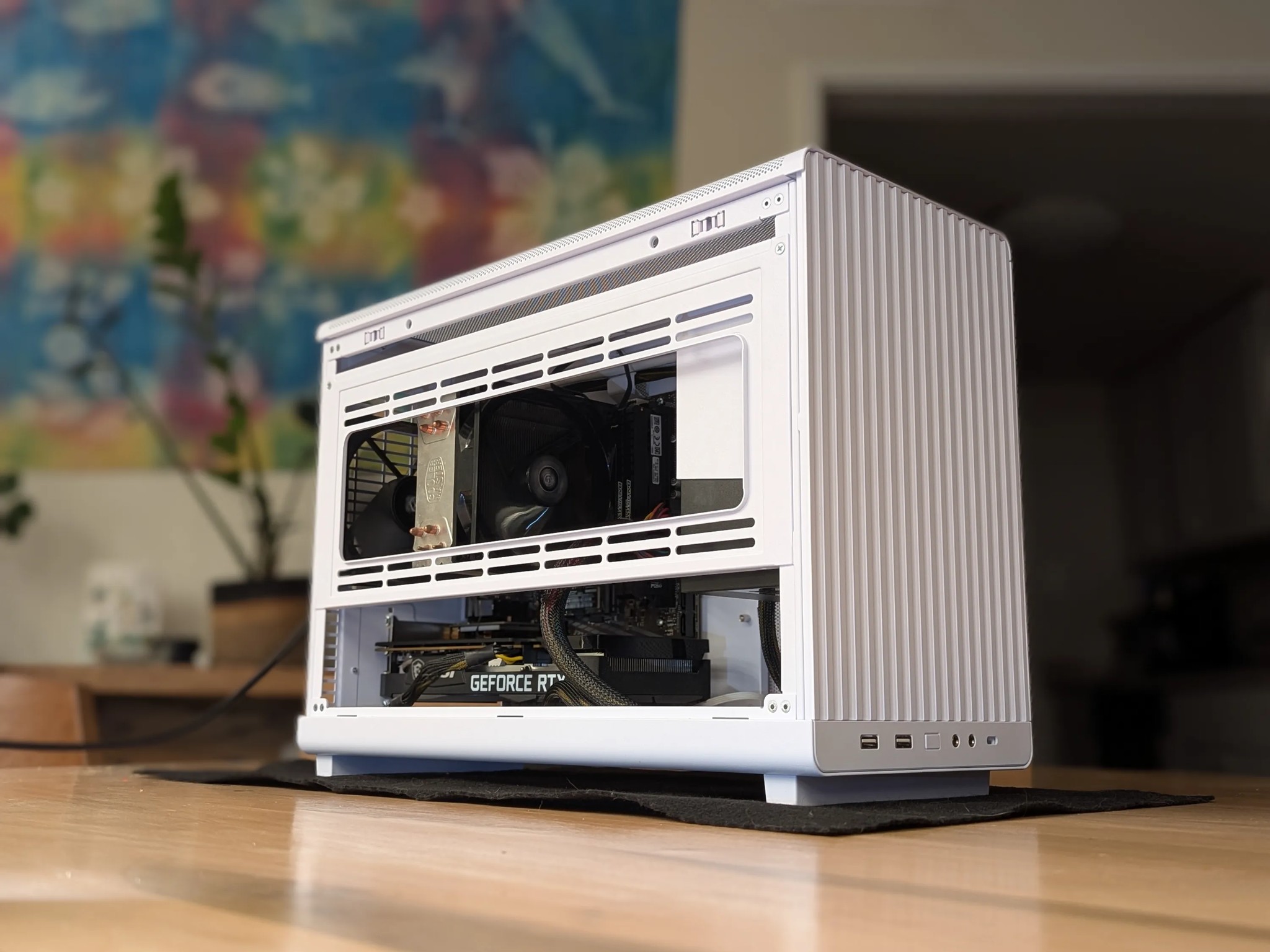 Glacier Forge ❄️ 3060 Ti | Ryzen 5600X | 16GB RAM | 1TB NVMe | WiFi & Windows 11 | MicroATX PC