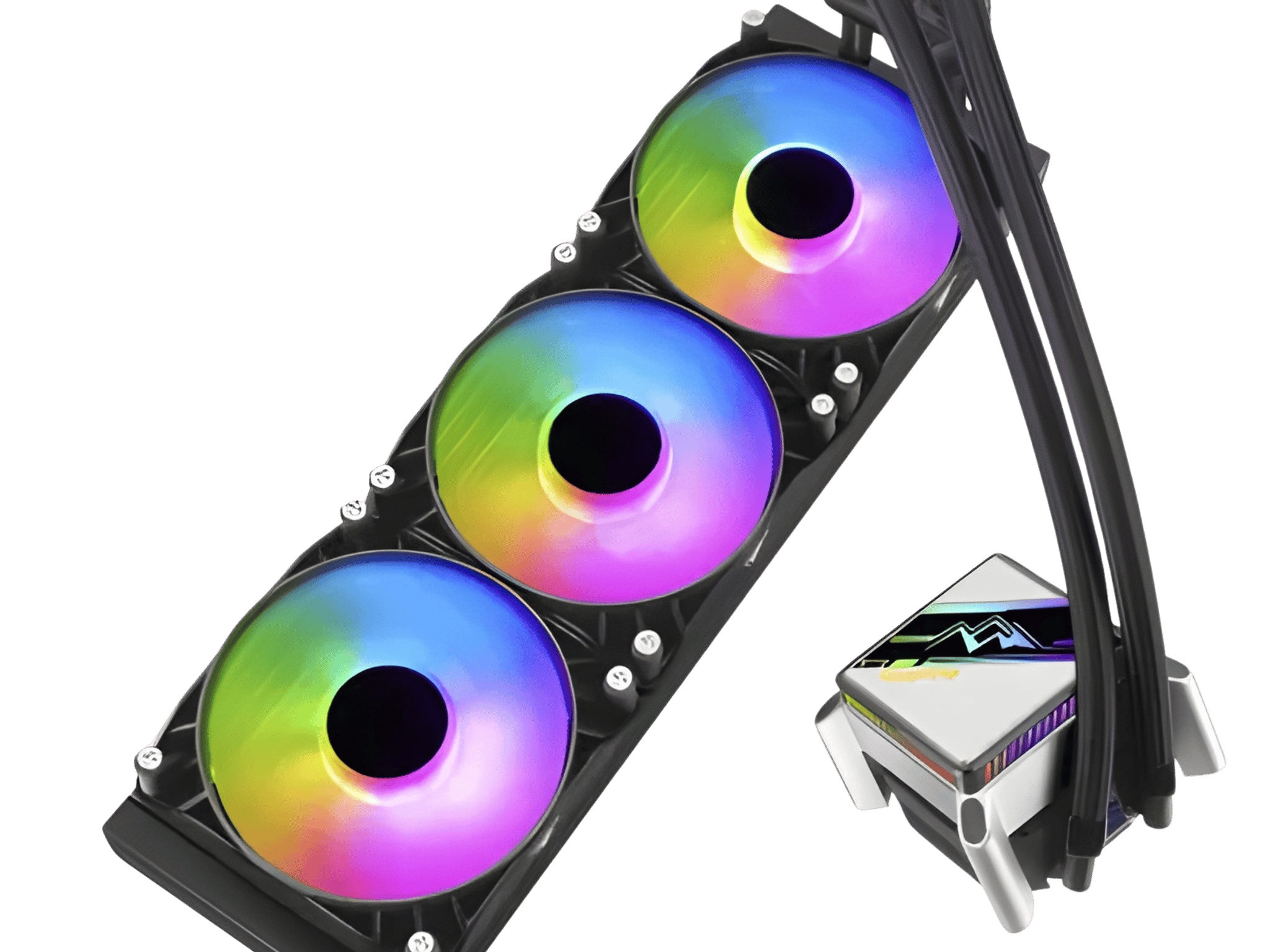 SEGOTEP 🆒KL-360🆒 | BLACK 360mm ARGB AIO CPU Liquid Cooler | TDP: 320W | LGA 1700 & AM5 Ready