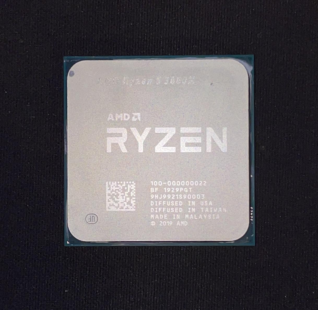 AMD Ryzen 5 3600x 6 Core, 12 Thread Processor w/ AMD Wraith CPU Cooler