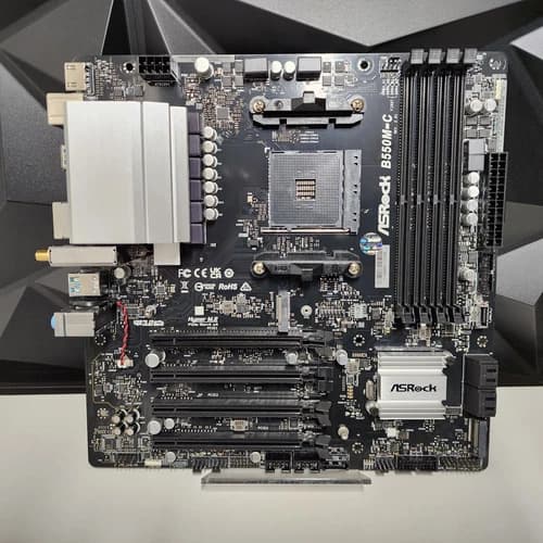 UPDATED BIOS ASROCK B550M-C WIFI AM4 DDR4 MATX MOTHERBOARD