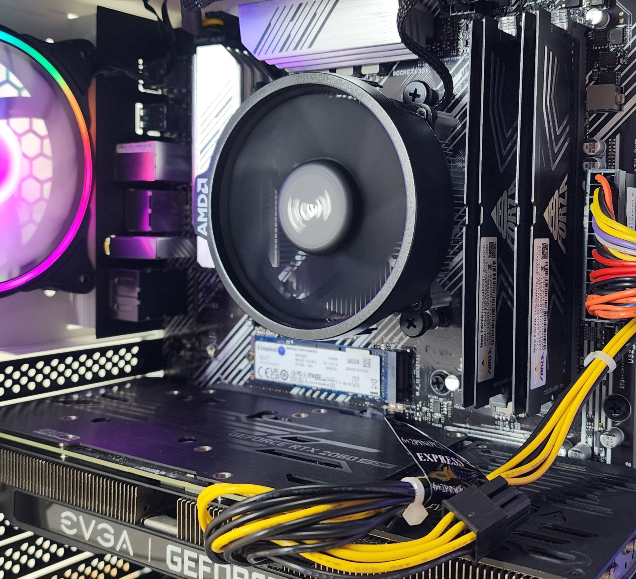 Gaming PC Ryzen 5 5500 16GB RAM 500GB SSD RTX 2060 SUPER 8GB Windows 11 Computer
