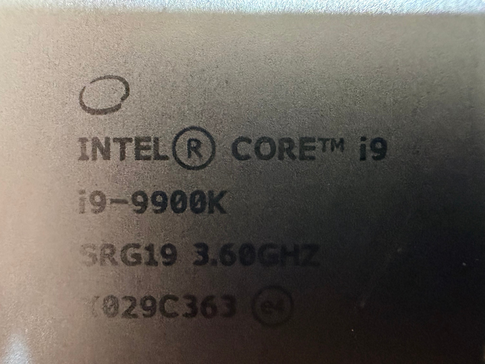 Intel Core i9-9900K