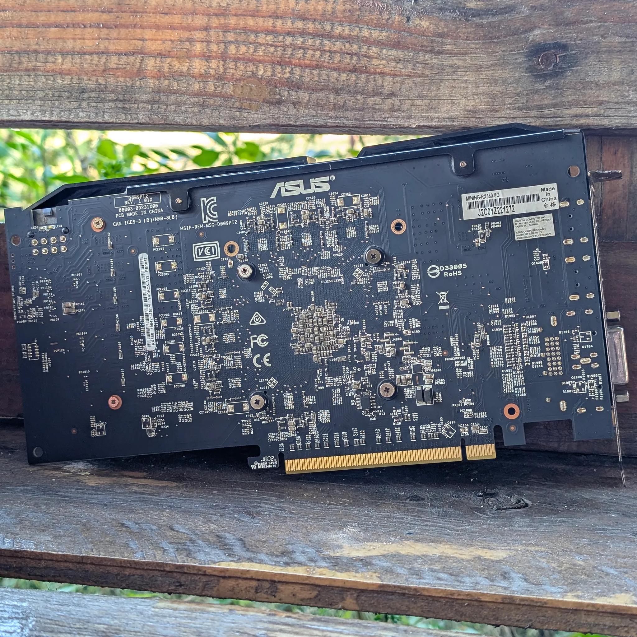 ASUS Dual RX 580 8GB (Mining Edition)
