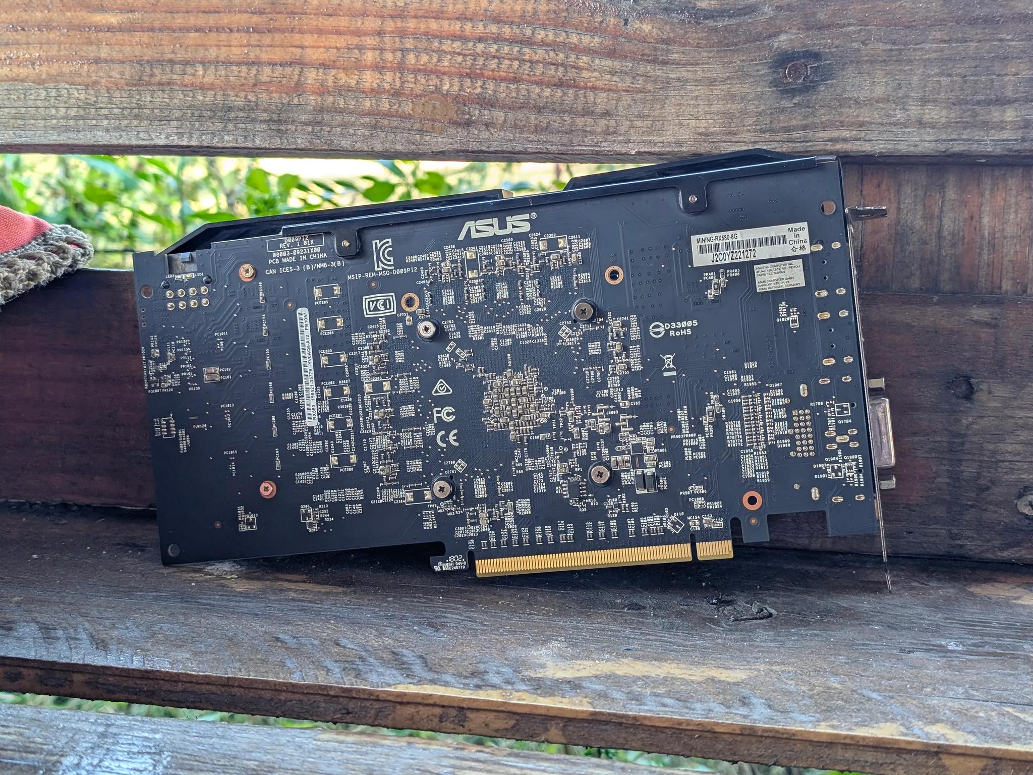 ASUS Dual RX 580 8GB (Mining Edition)