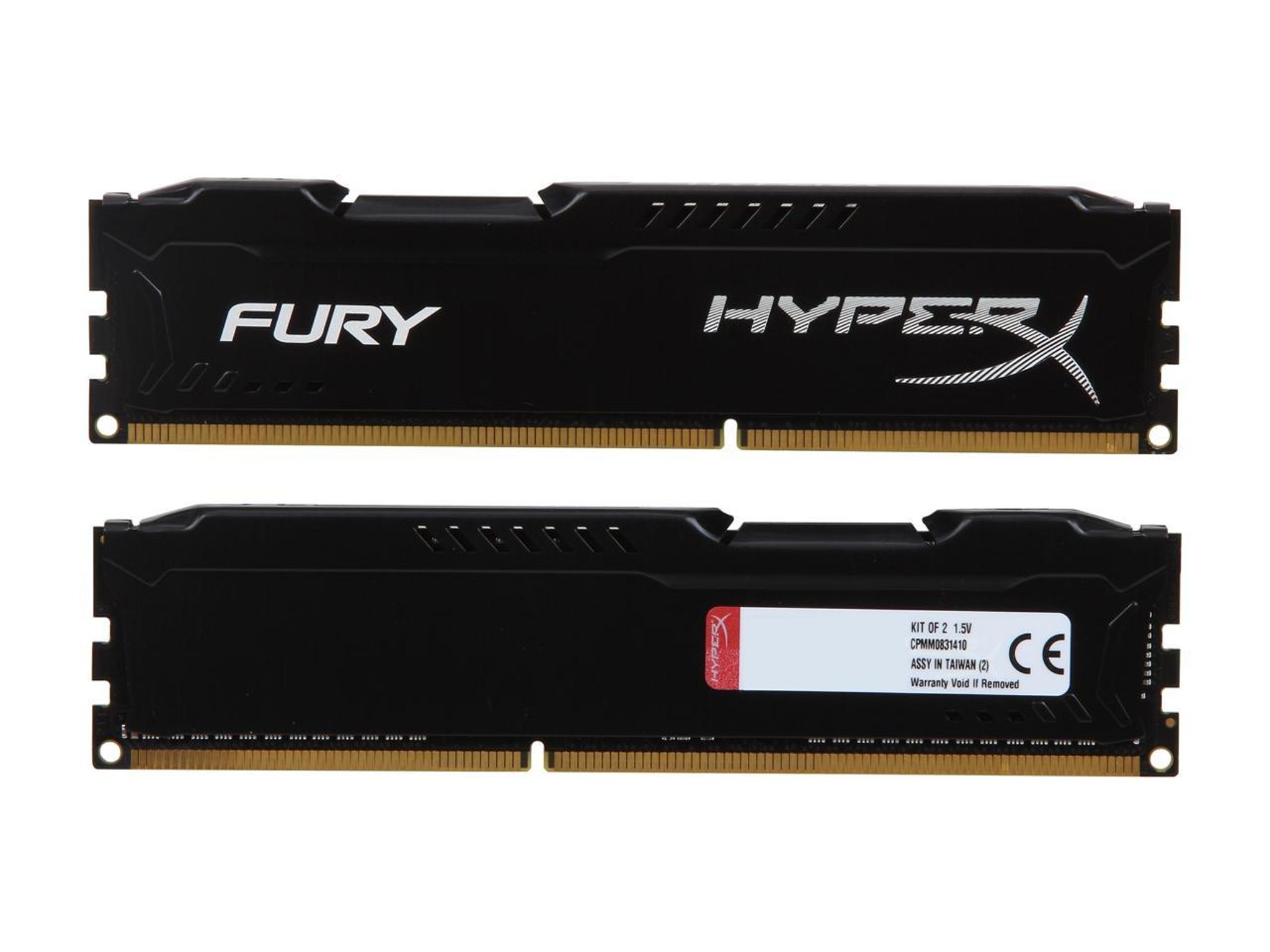 Kingston HyperX FURY Black Series 8GB 1333MHz DDR3 CL9 DIMM (Kit of 2x 4GB) memory