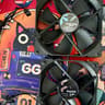 be quiet Dark Rock cpu cooler, nzxt hub, gigabyte wifi card, fans bundle + more