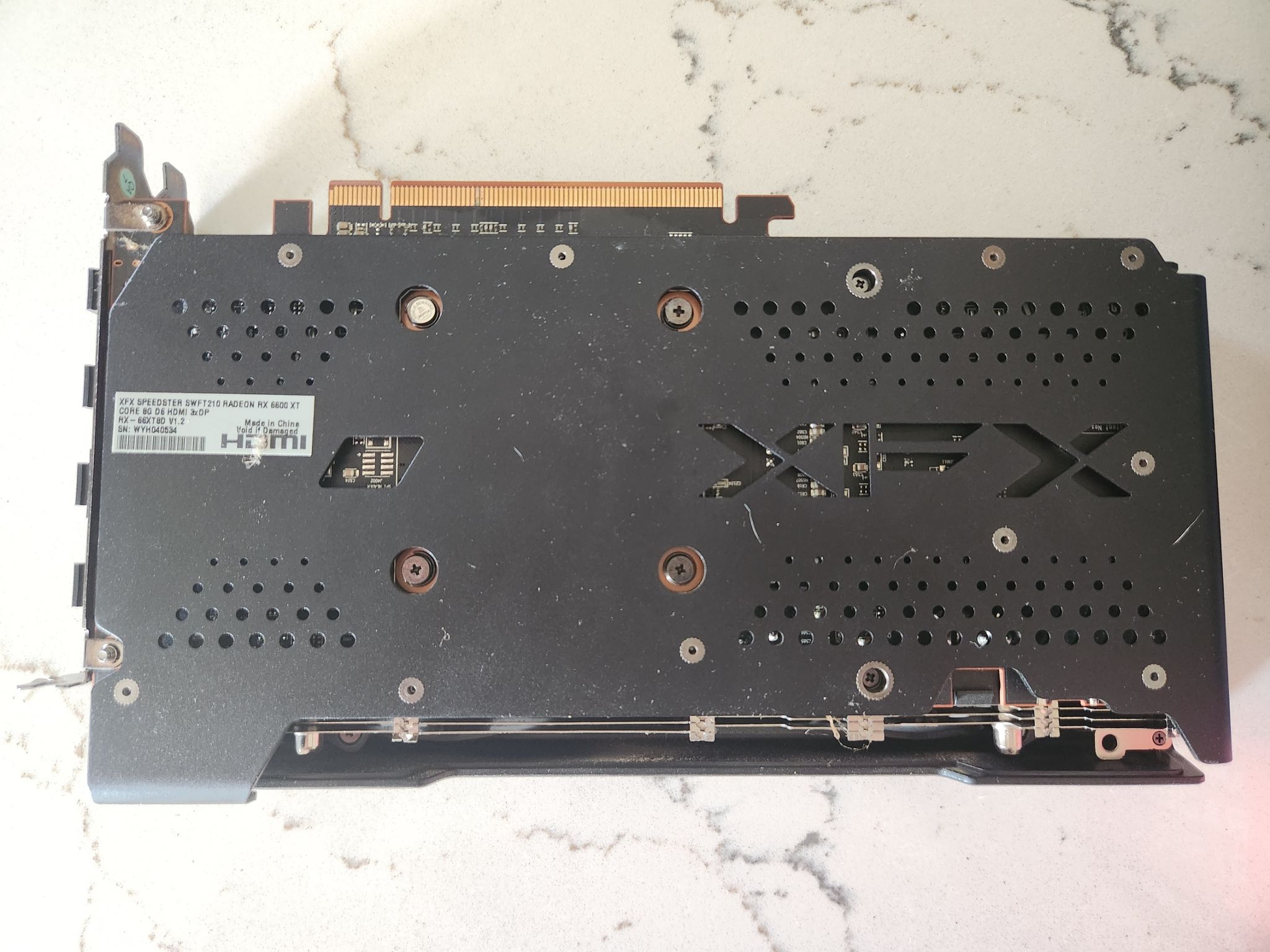 XFX 210 SWIFT AMD Radeon RX 6600 XT 8gb PCIe 4.0