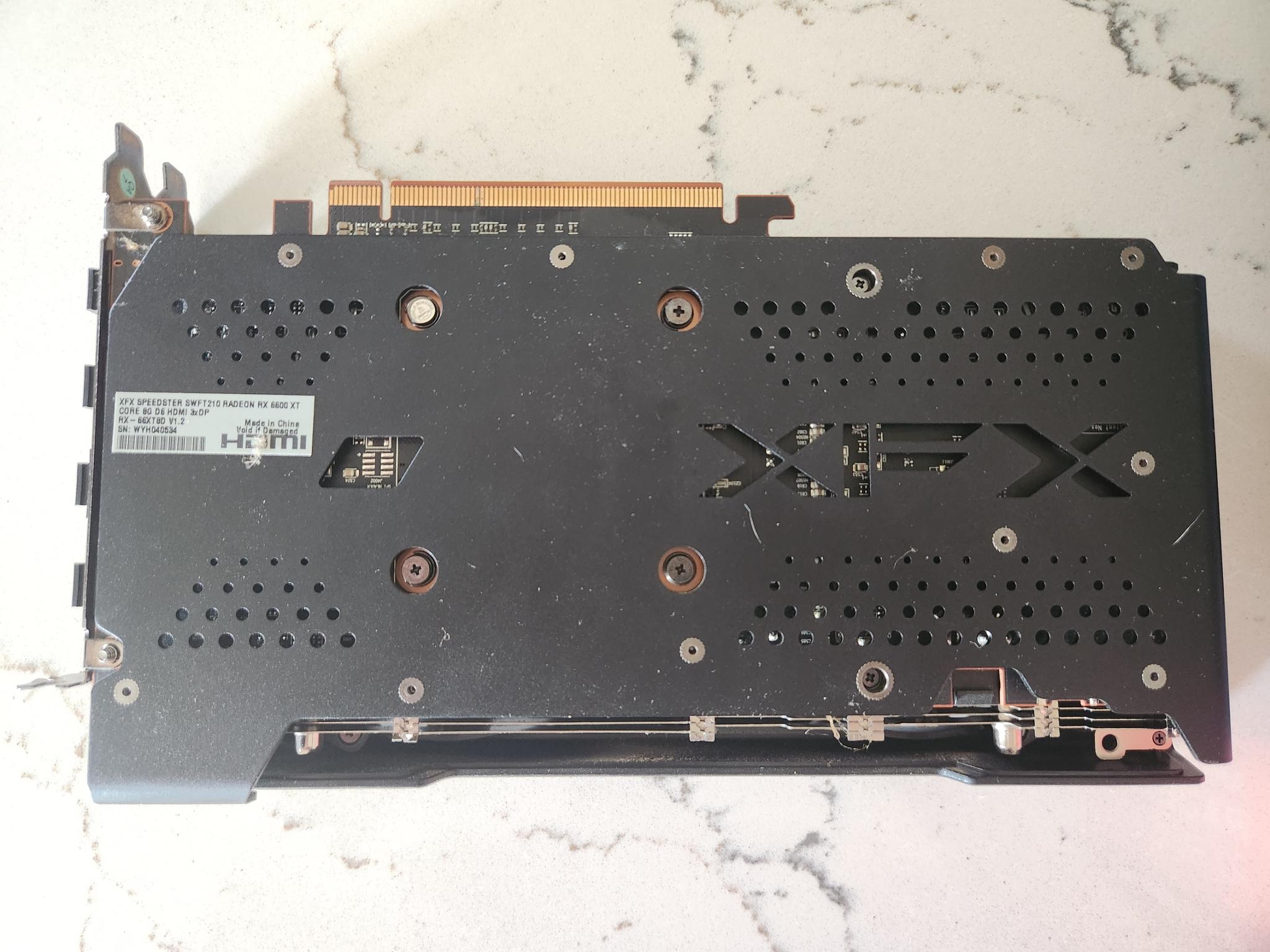 XFX 210 SWIFT AMD Radeon RX 6600 XT 8gb PCIe 4.0