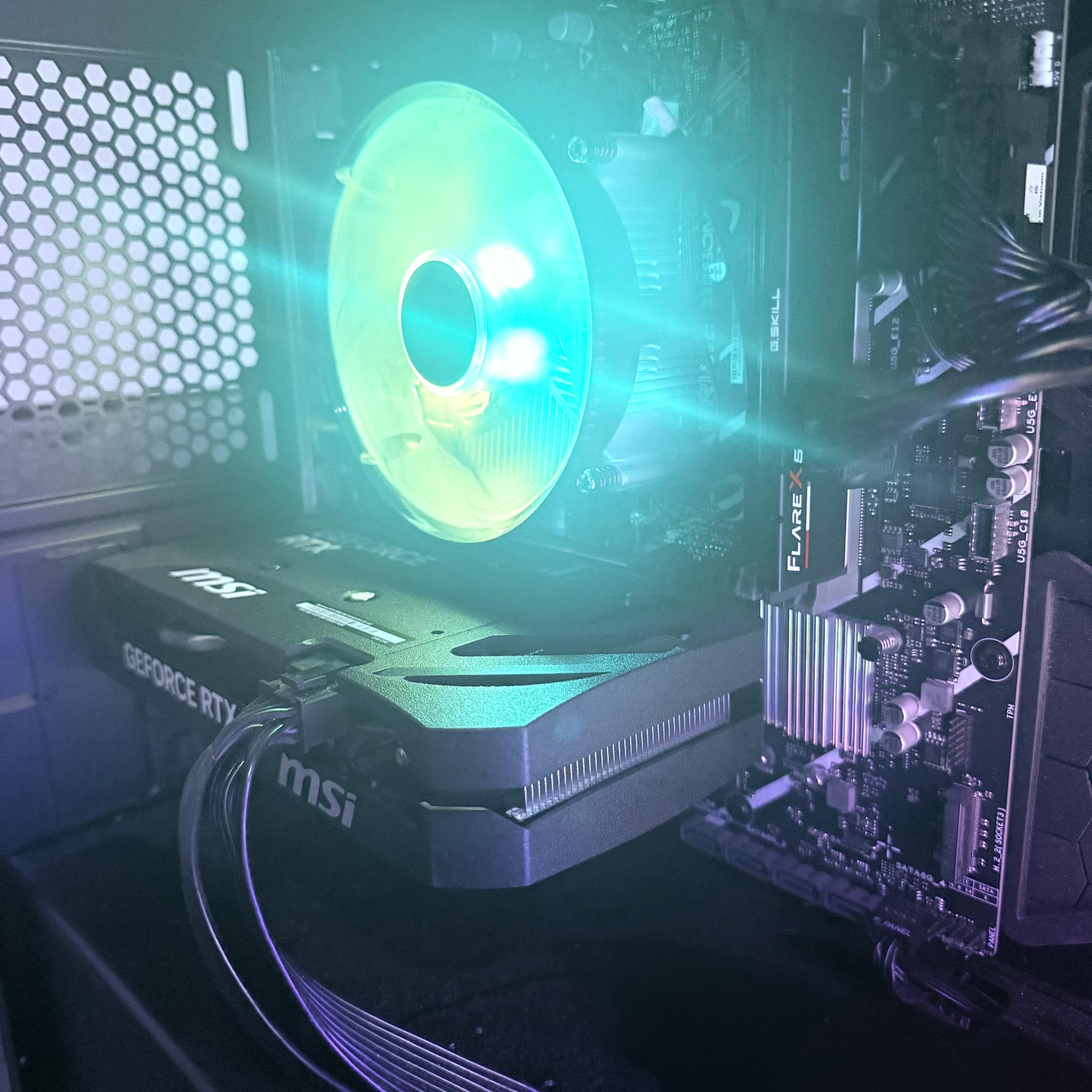 🌈"Cyber Vortex"⚫️ | 1440p Gaming | RTX 5060 | i5 14400F | 16GB DDR5 | 1TB SSD | Free Shipping