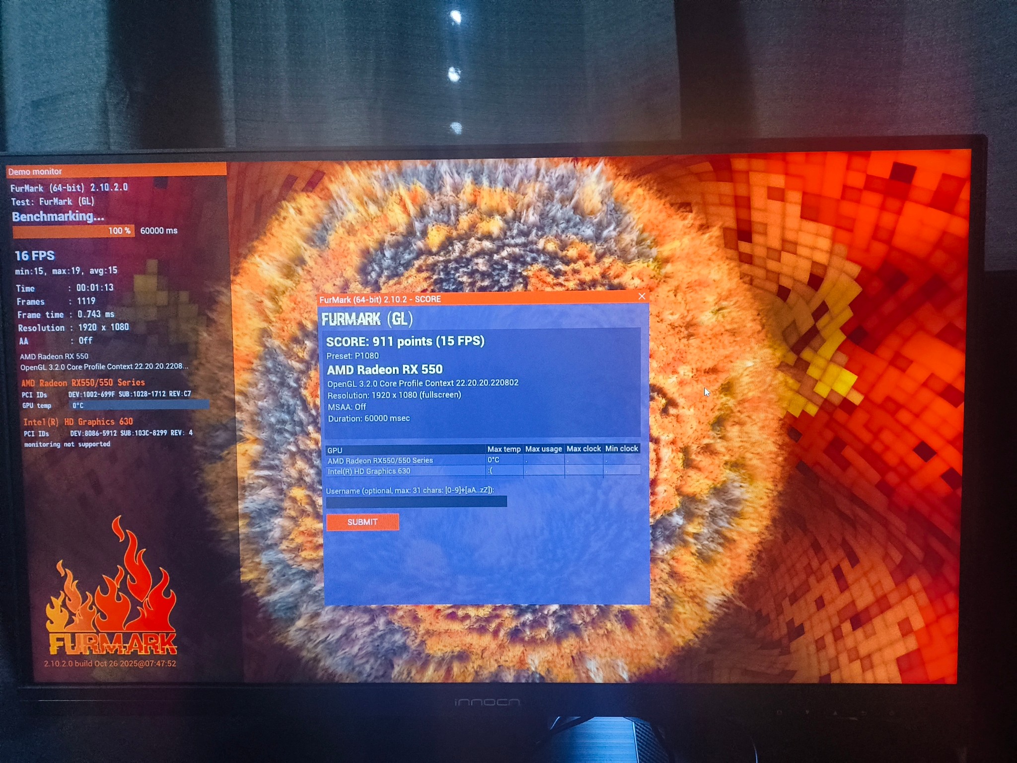 Entry Level I5-7500 / RX 550 / 16GB DDR4 Ram / 480GB SSD