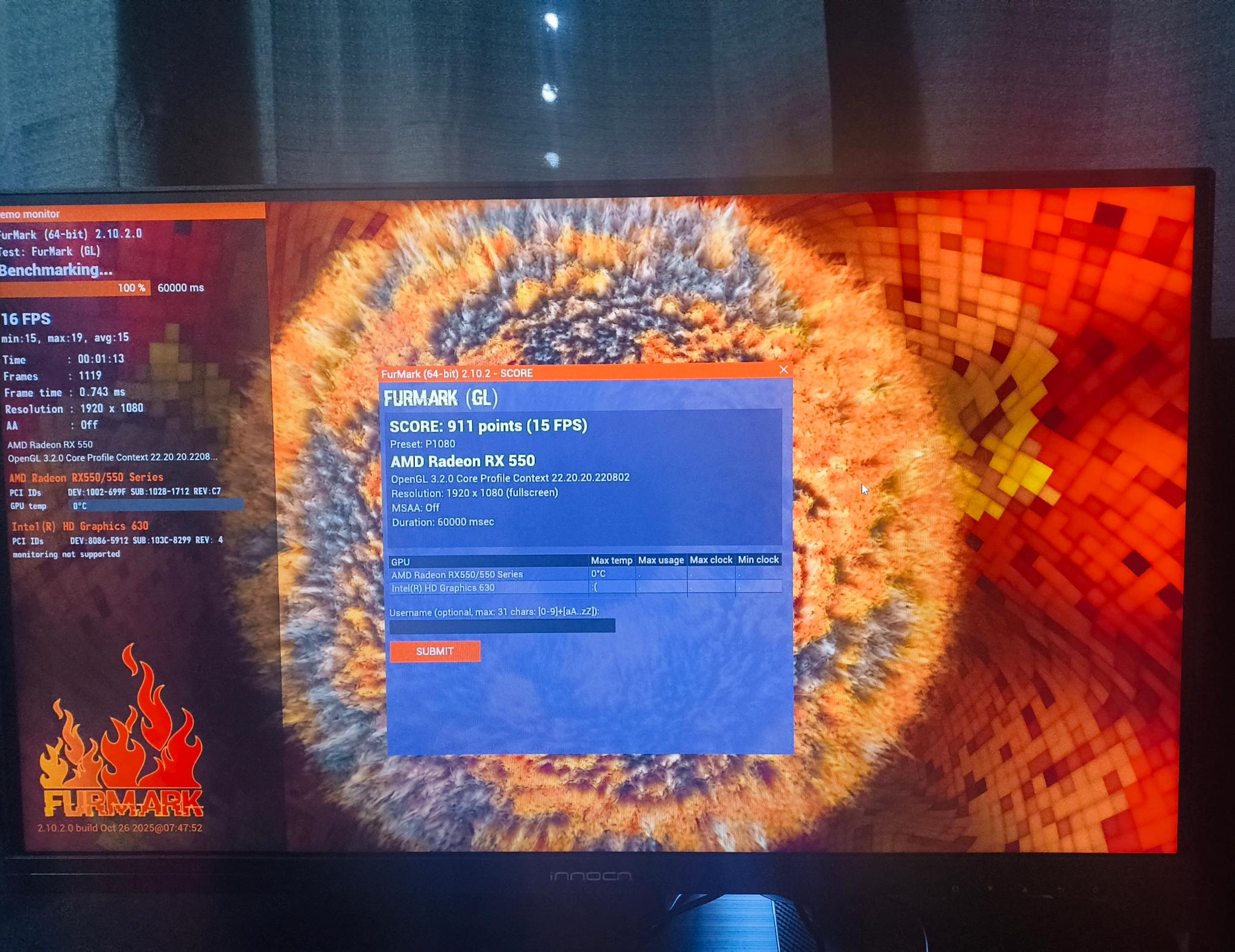 Entry Level I5-7500 / RX 550 / 16GB DDR4 Ram / 480GB SSD