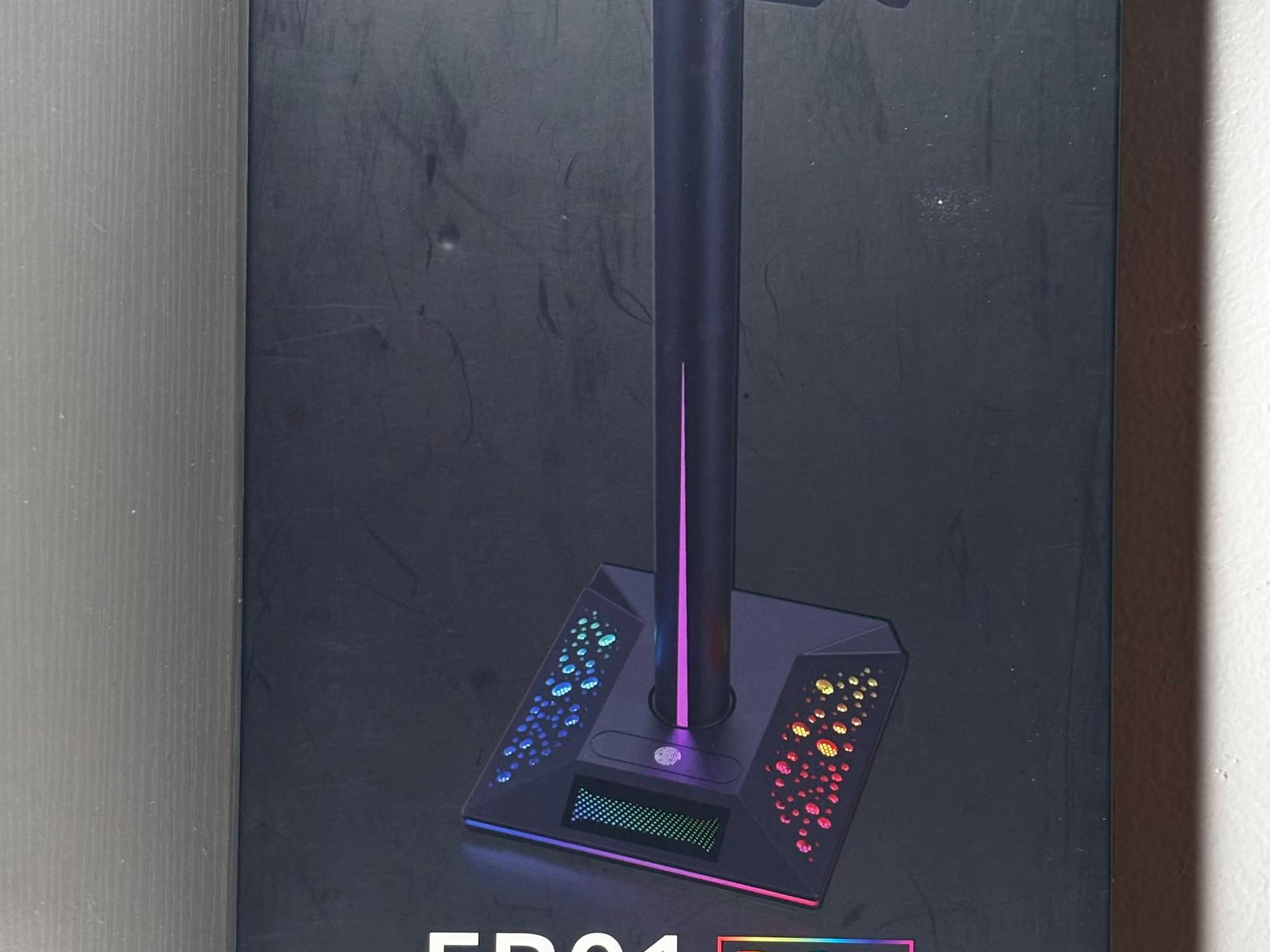 RGB Headset Stand with Built-in USB Hub & Aux Port