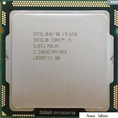 Intel Core i5 650 Dual-Core CPU (4M Cache 3.20GHz 1st Generation)