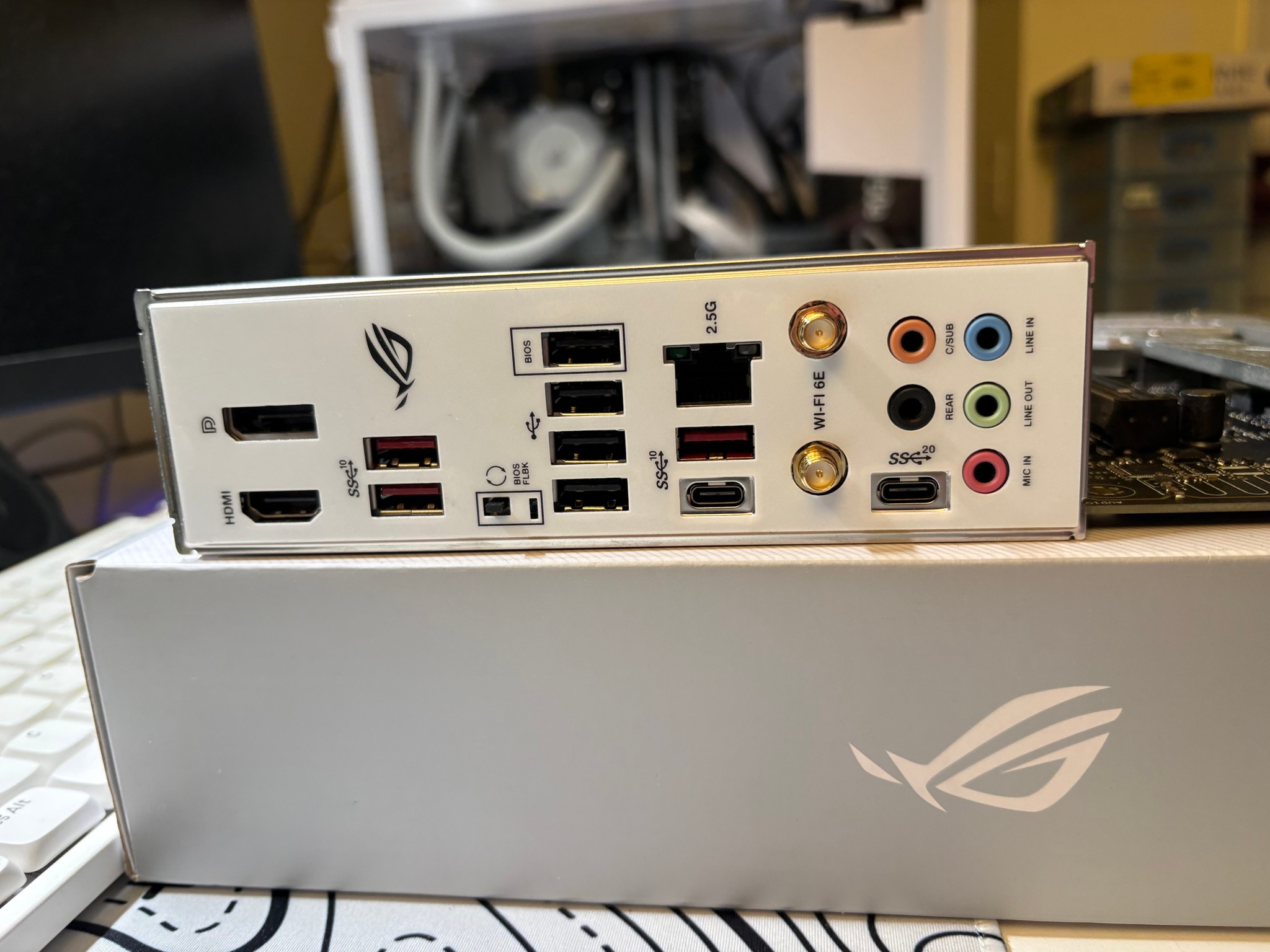 ASUS ROG STRIX B650-A-Gaming Wifi AM5 ATX Motherboard (White)