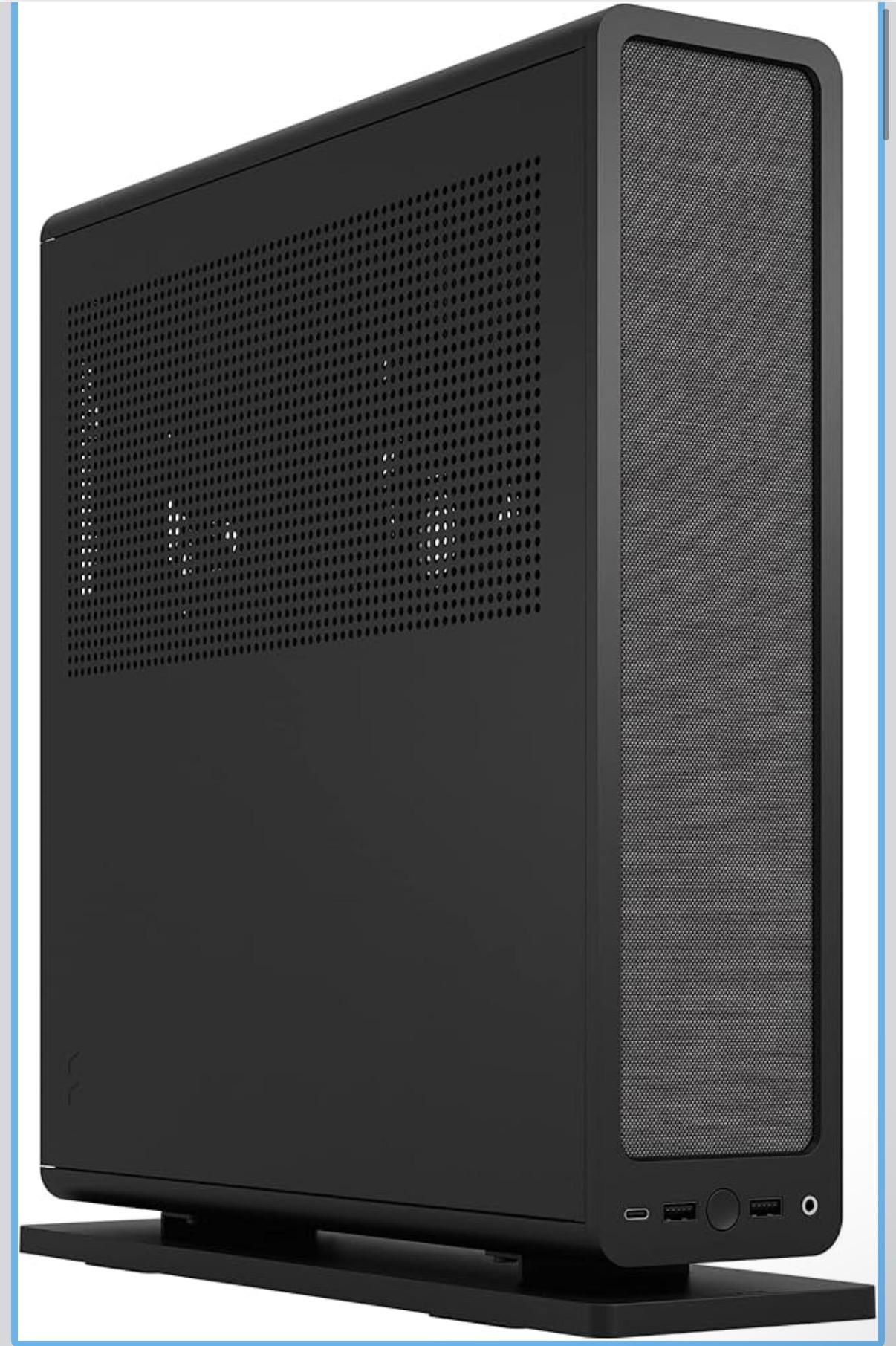 Fractal Design Ridge Black - PCIe 4.0 Riser Card Included - 2X 140mm PWM Aspect Fans Included