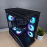 All AMD I All-Black 4K Gaming PC | Ryzen 7 9800X3D | RX 9070 XT 16 GB | 32GB | 2TB | 2 Year Warranty