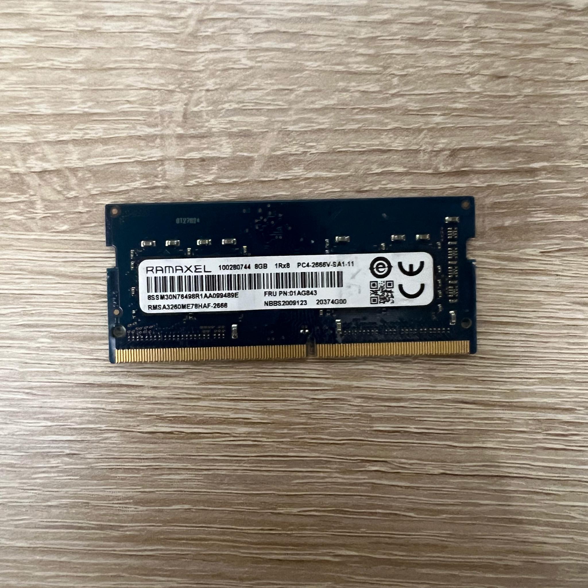 RAMAXEL 8GB 1Rx8 PC4-2666V DDR4 SODIMM LAPTOP RAM