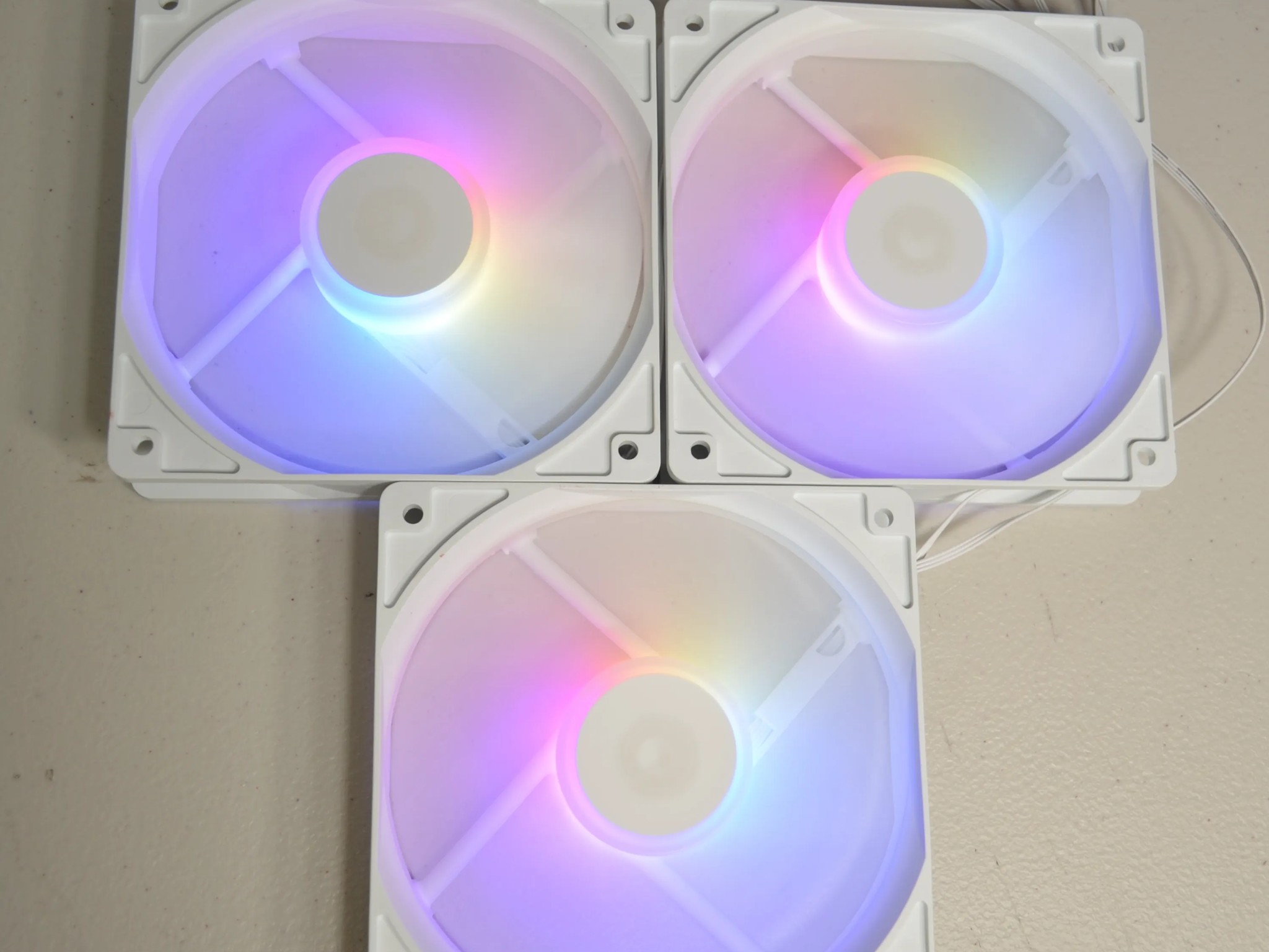 3 Argb PC case fans