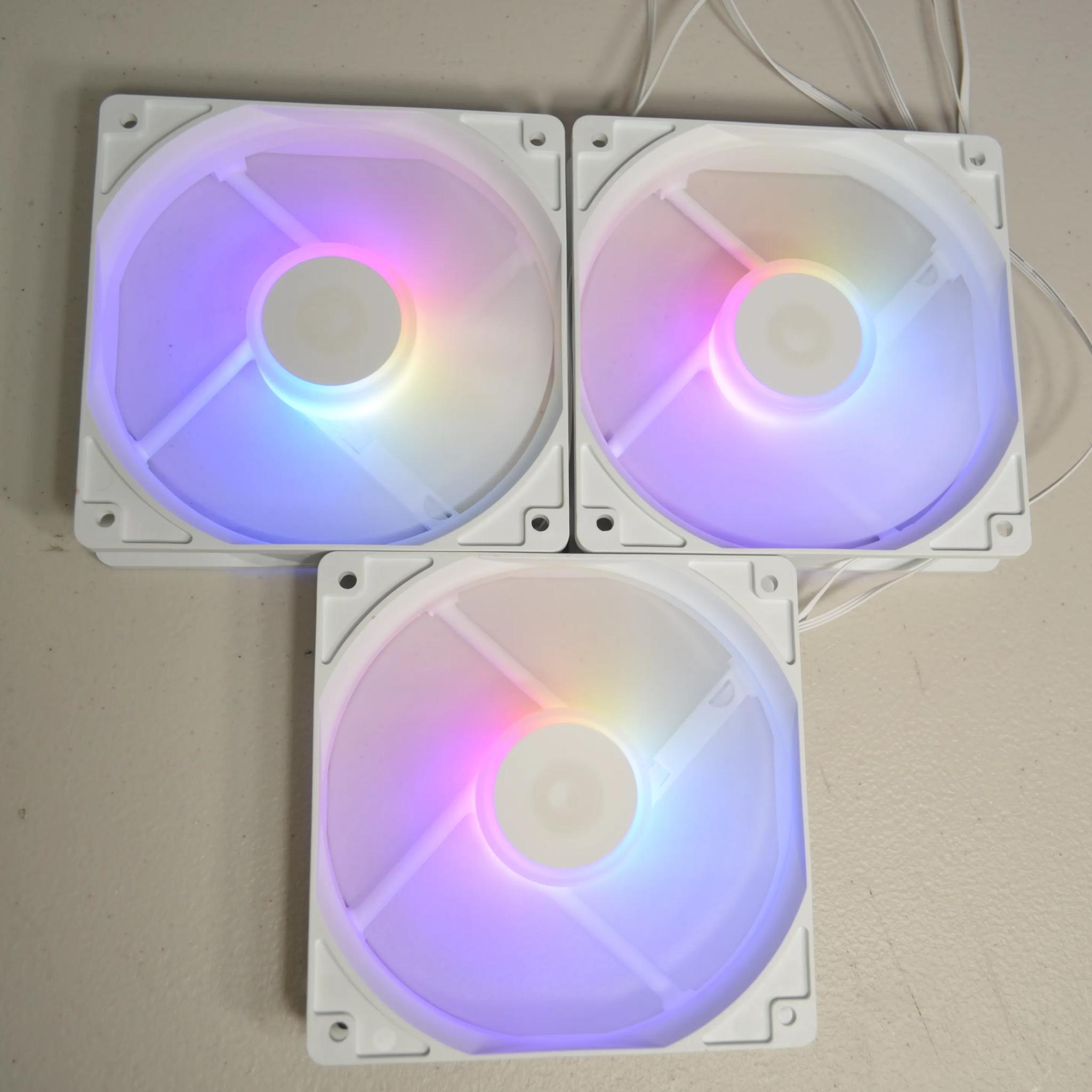 3 Argb PC case fans